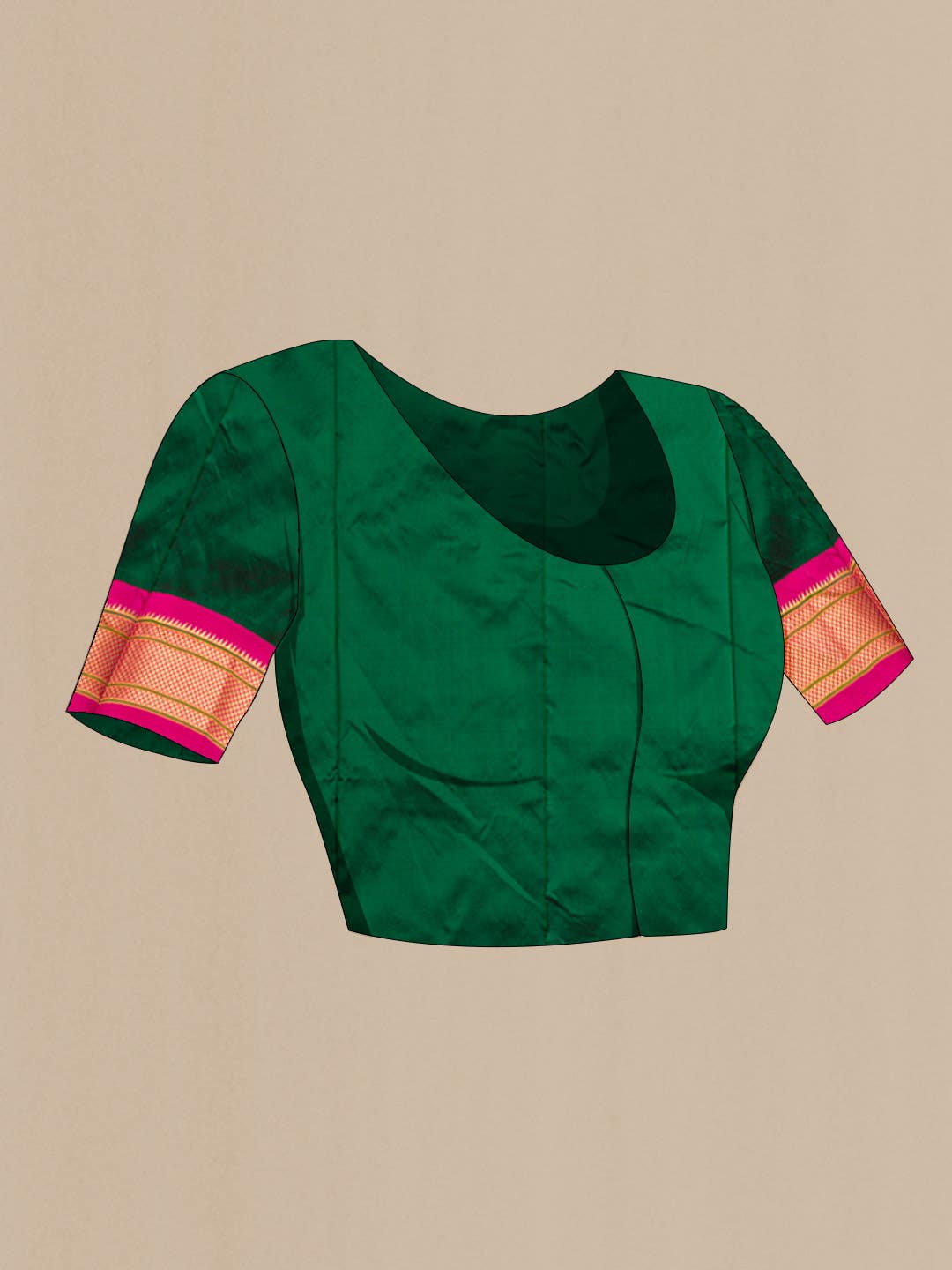 Green Paithani Silk Saree