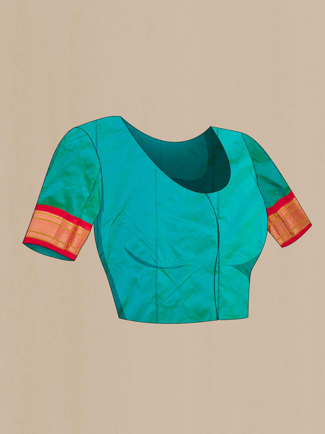 Sea Green Paithani Silk Saree