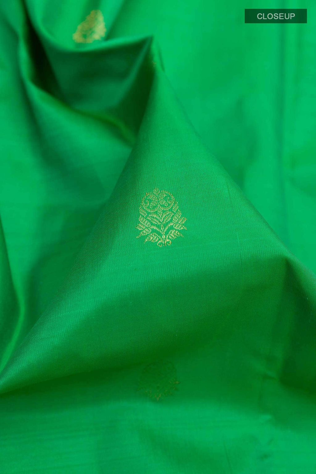 Green Dual Tone Kanchipuram Silk Saree