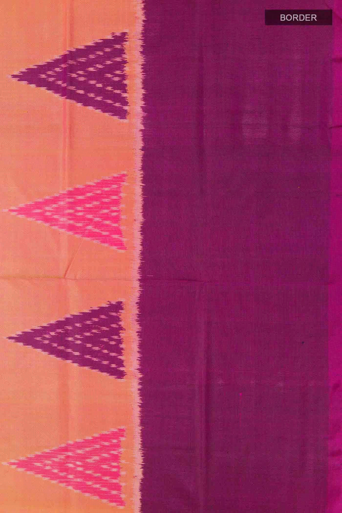 Brick Orange Rajkot Patola Silk Saree
