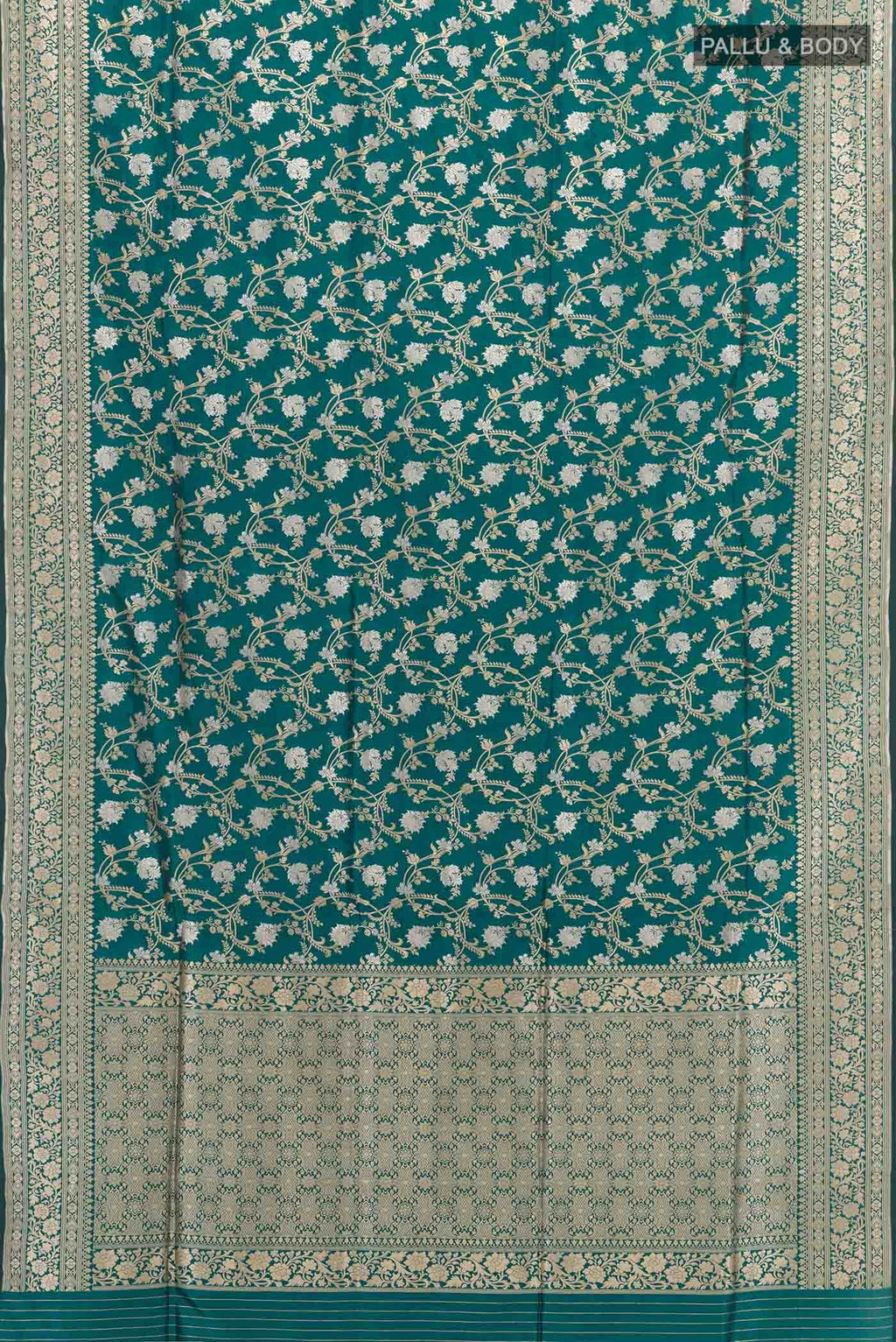Green Banarasi Silk Saree