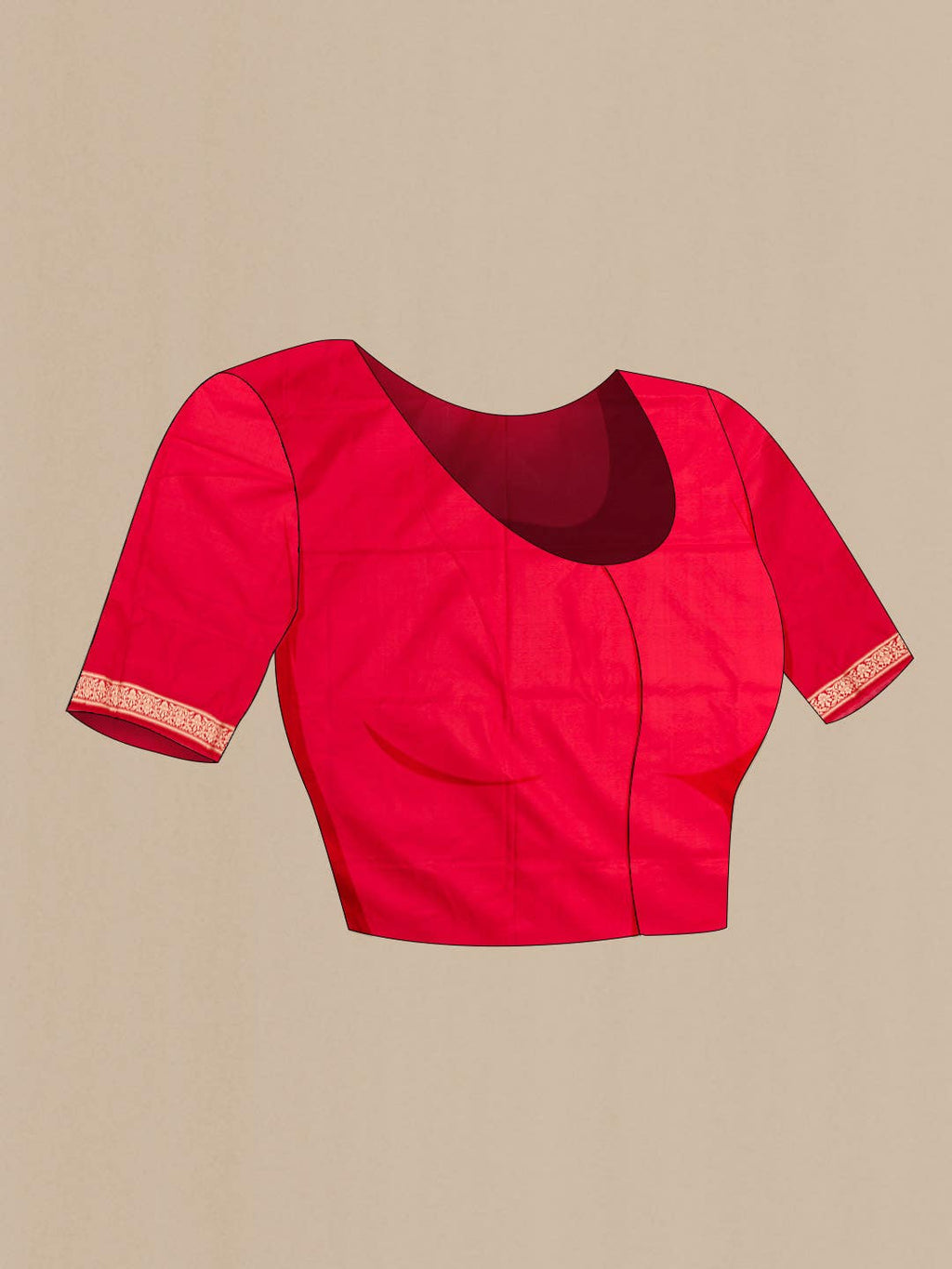 Red Banarasi Silk Saree