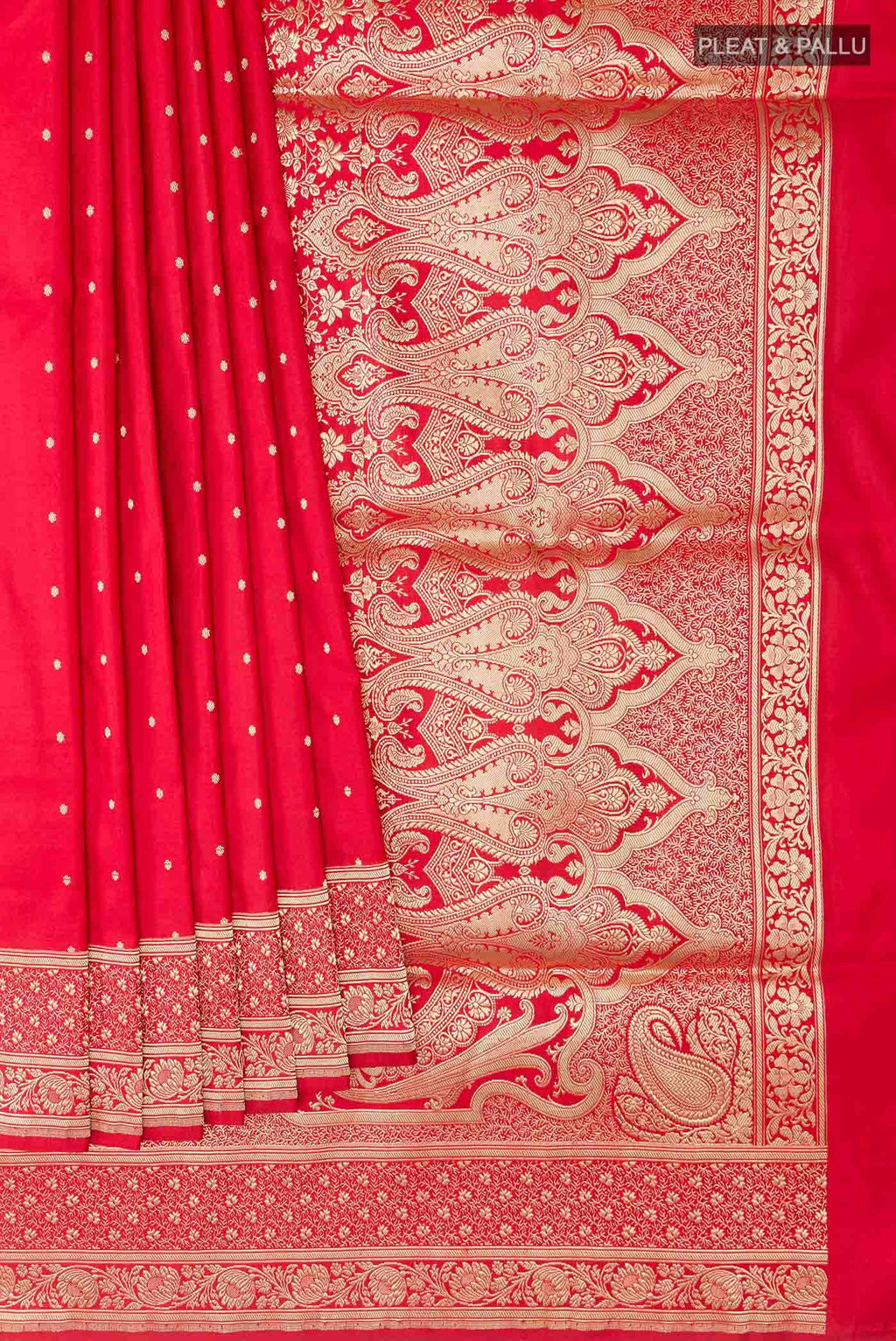 Red Banarasi Silk Saree