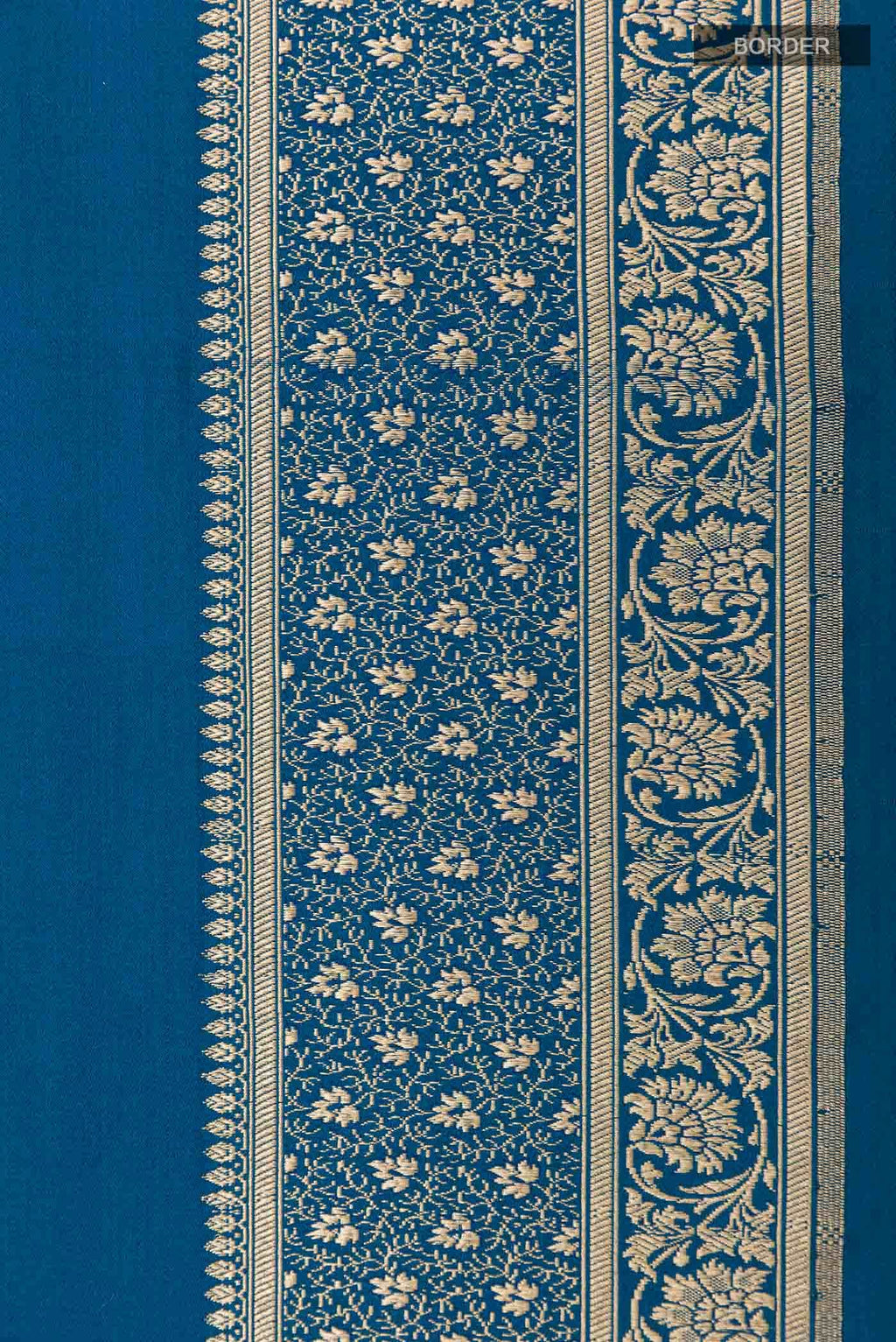 Royal Blue Banarasi Silk Saree