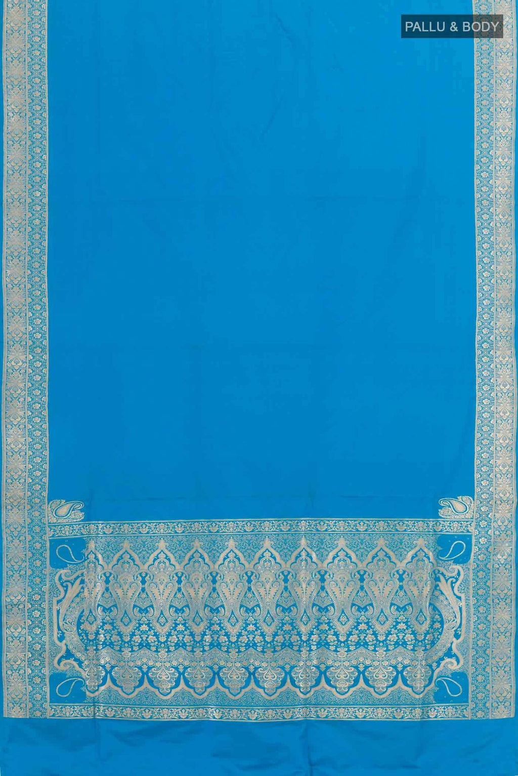 Blue Banarasi Silk Saree