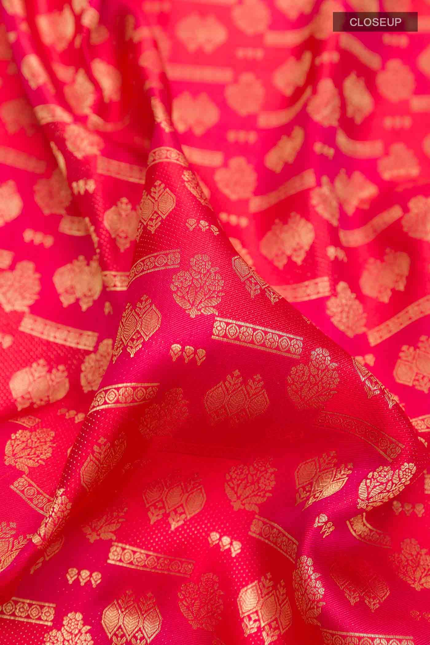 Red Kanchipuram Silk Saree