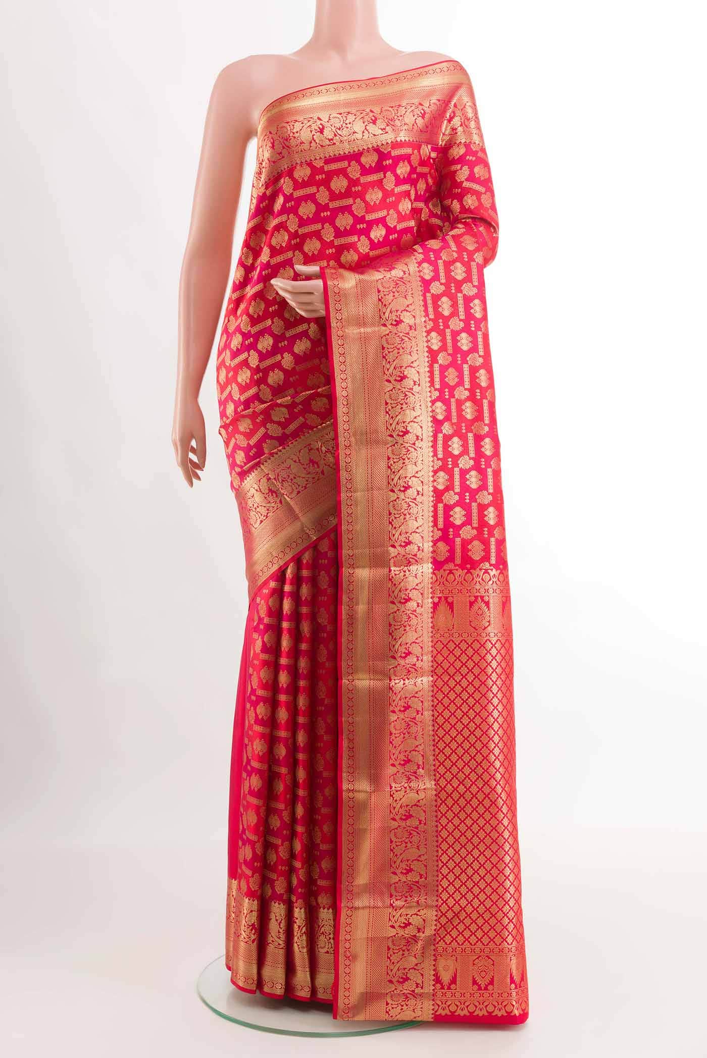 Red Kanchipuram Silk Saree