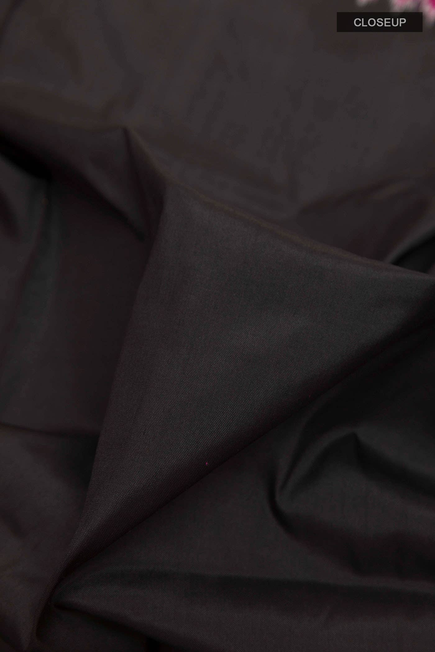 Black Pochampally Silk Saree