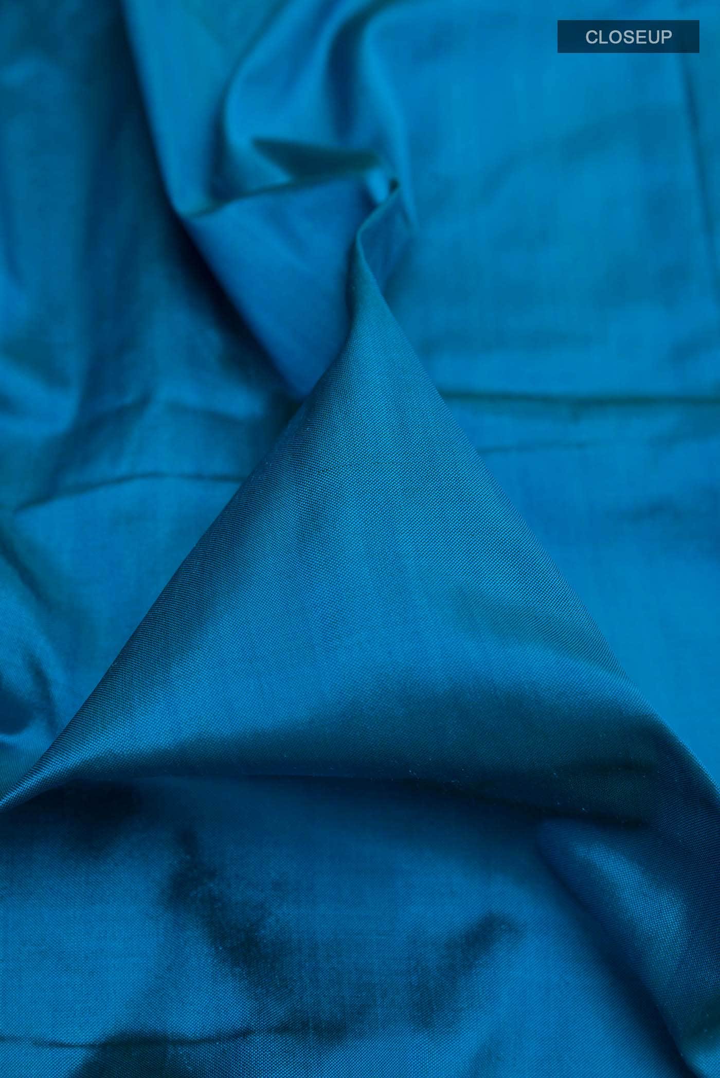 Blue Pochampally Silk Saree