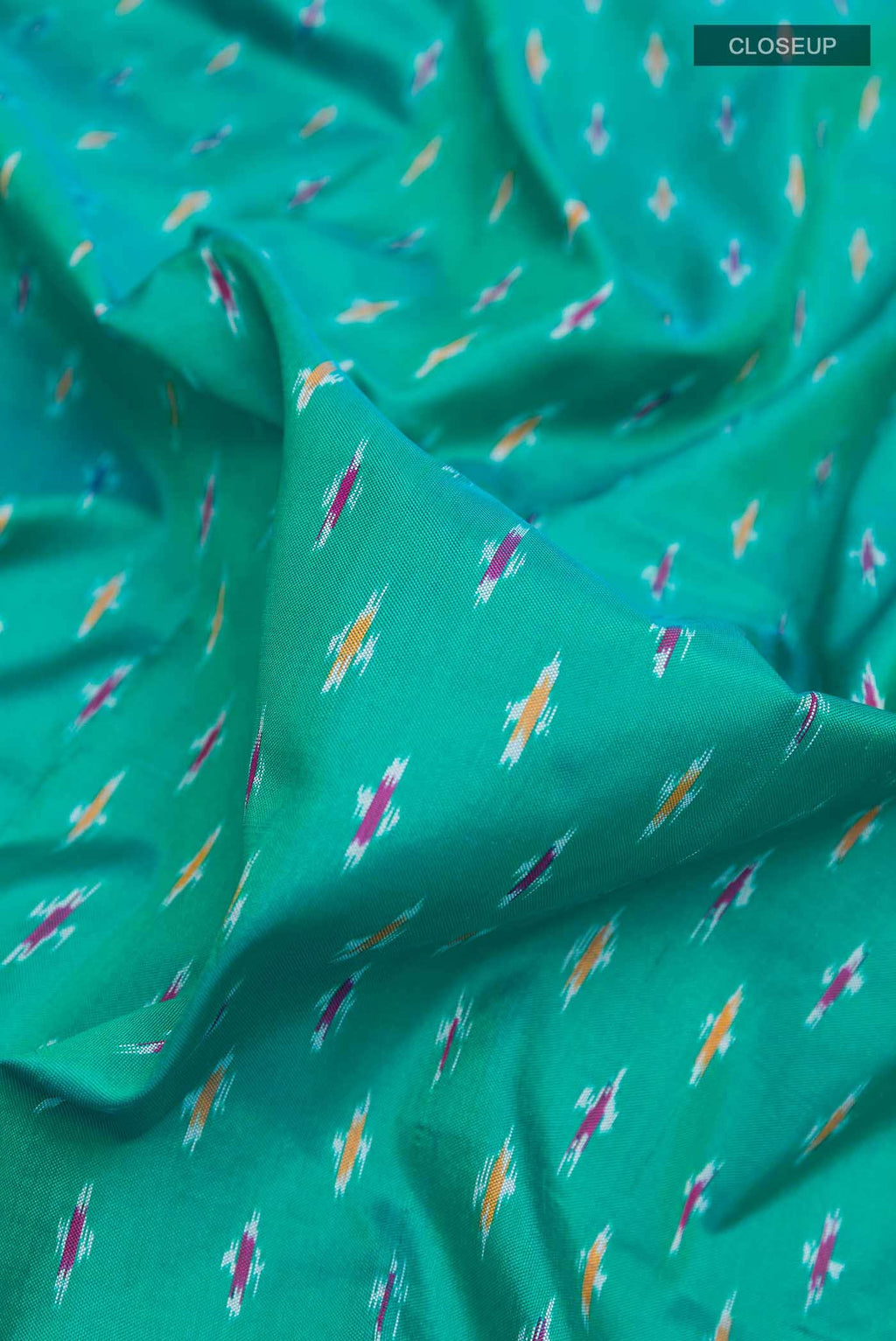 Sky Blue Pochampally Silk Saree