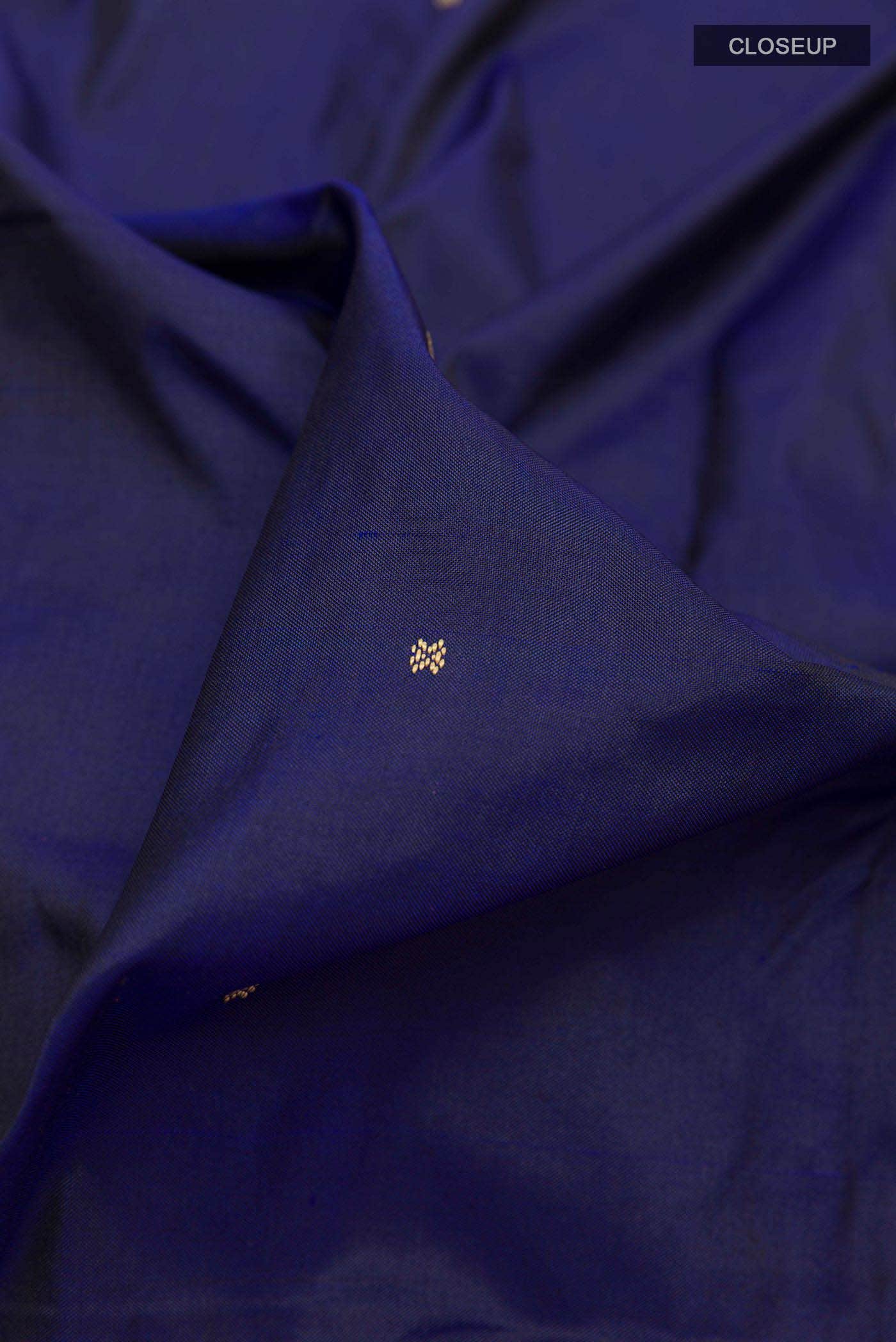 Dark Blue Pochampally Silk Saree