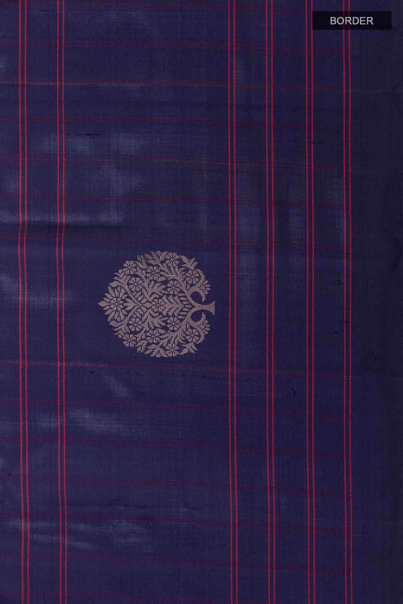 Navy Blue Soft Silk Saree