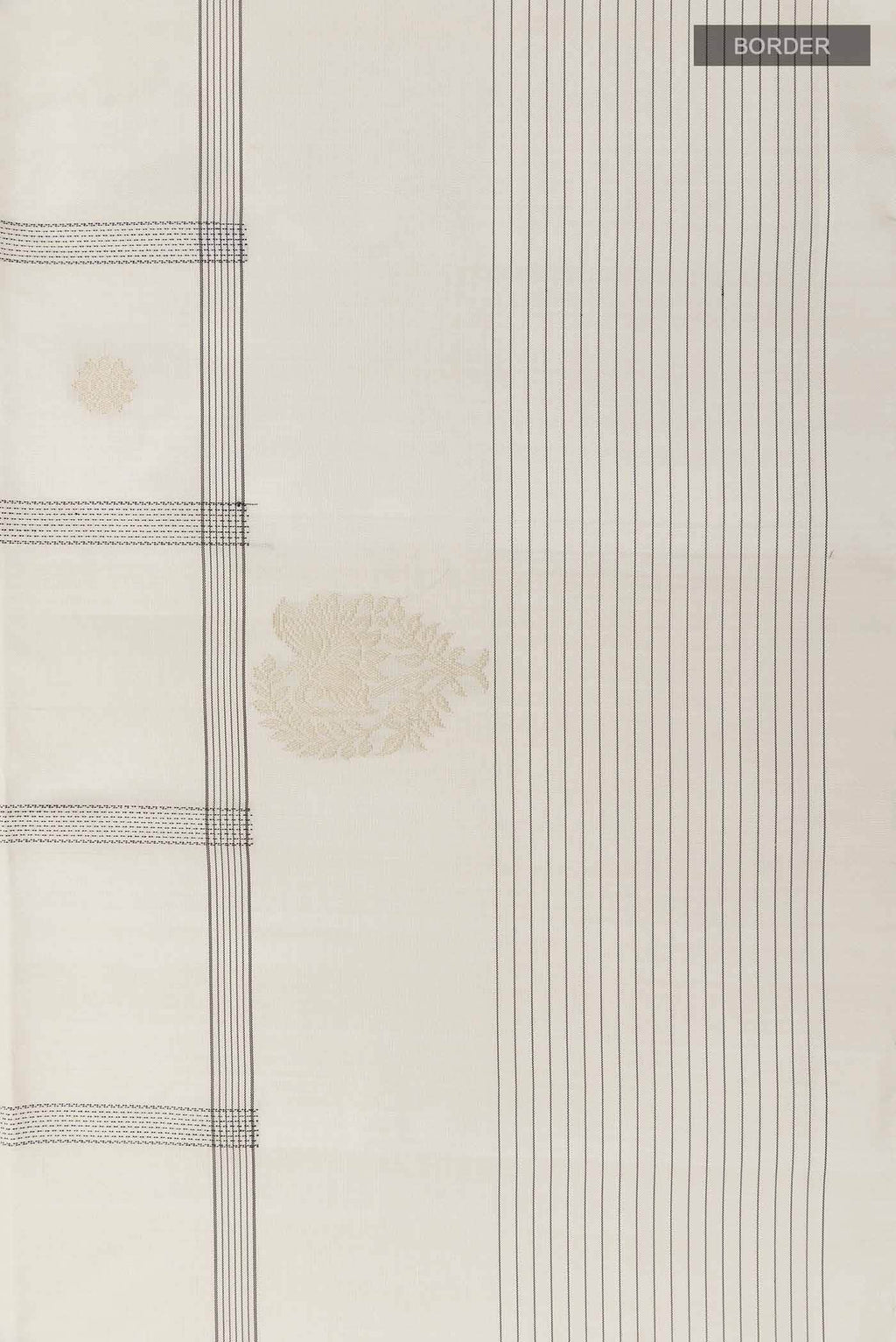 Off White Soft Silk Saree