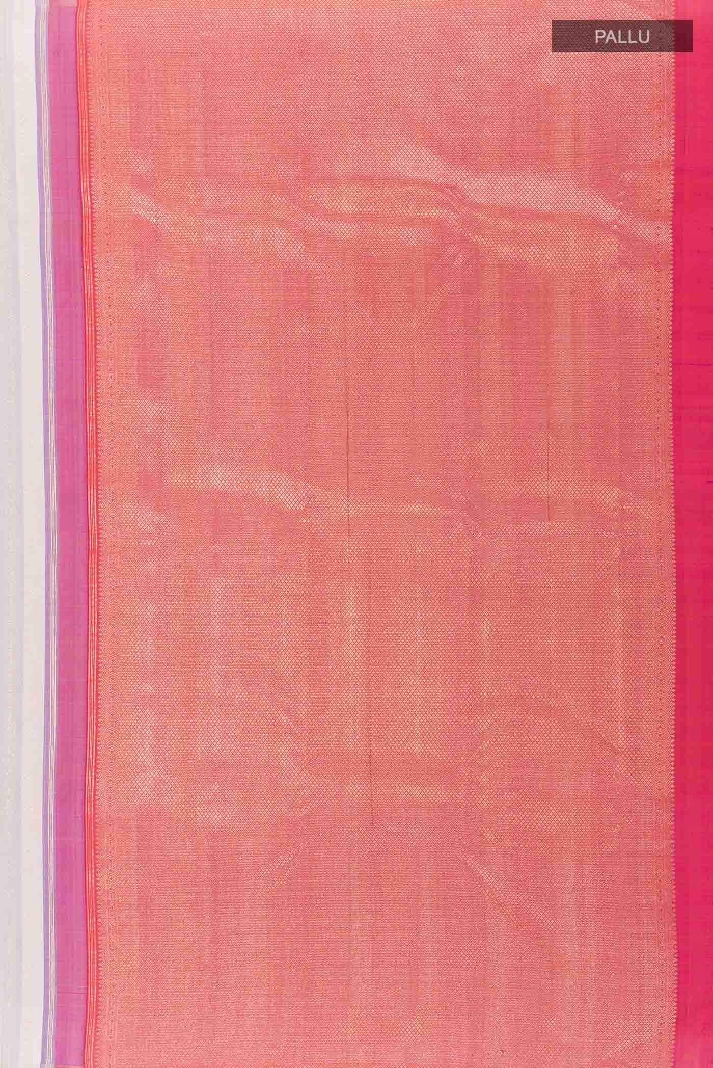 Blue Grey Dual Tone Kanchipuram Silk Saree