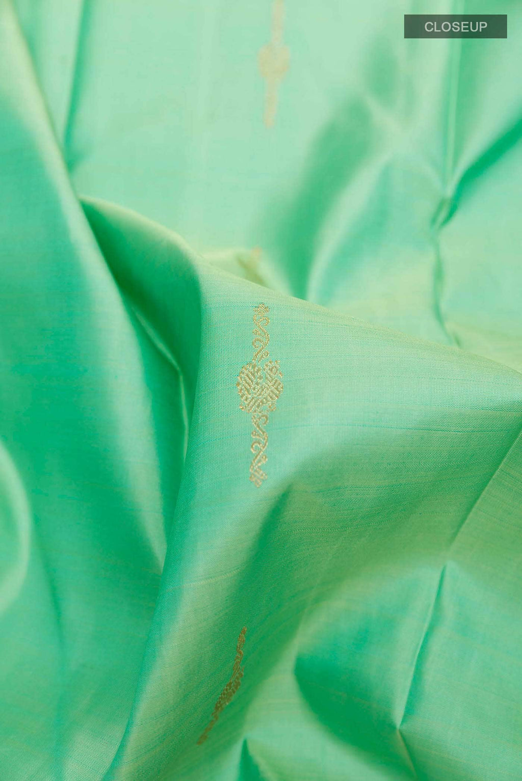 Pista Green Kanchipuram Silk Saree