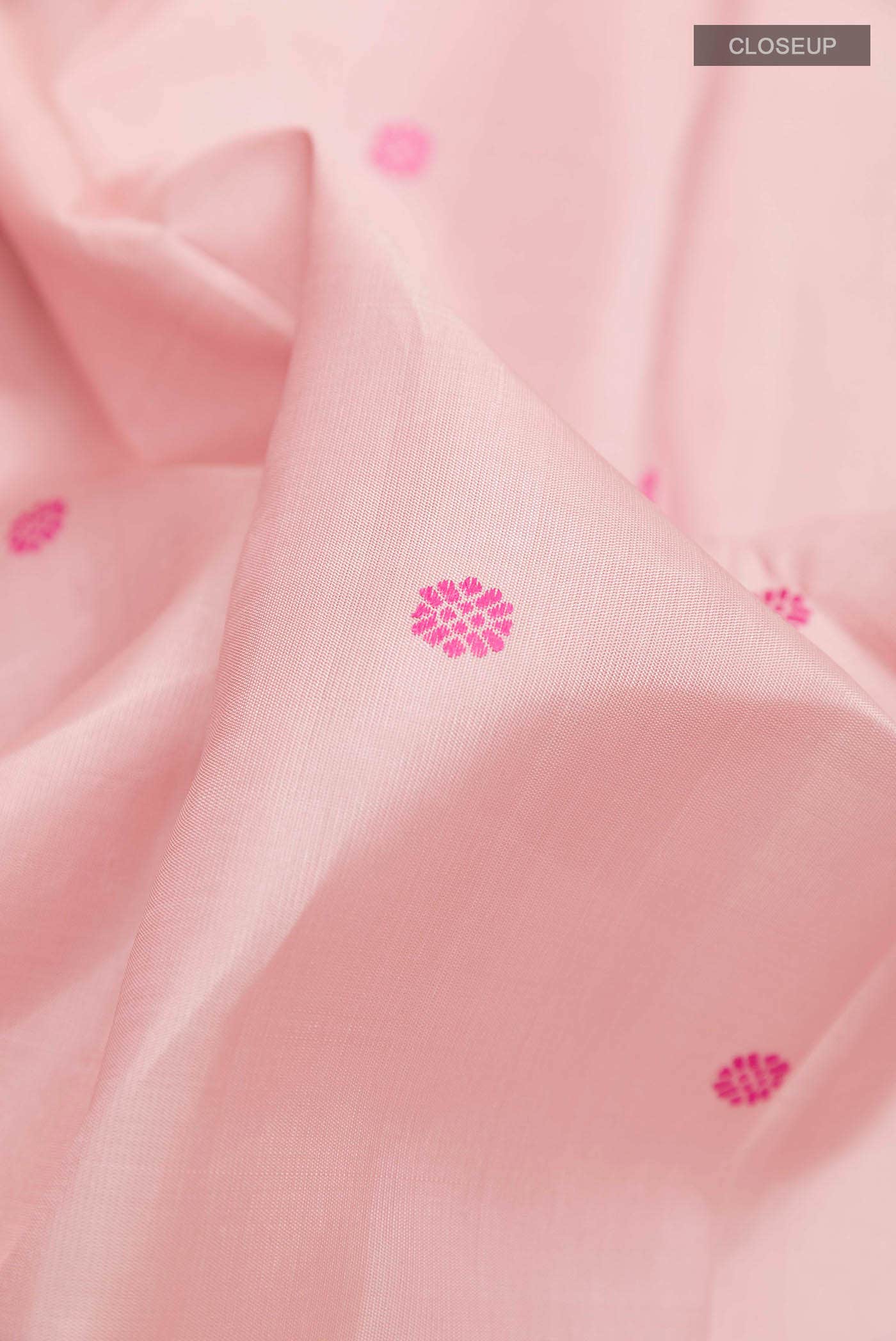 Imperial Pink Dual Tone Kanchipuram Silk Saree