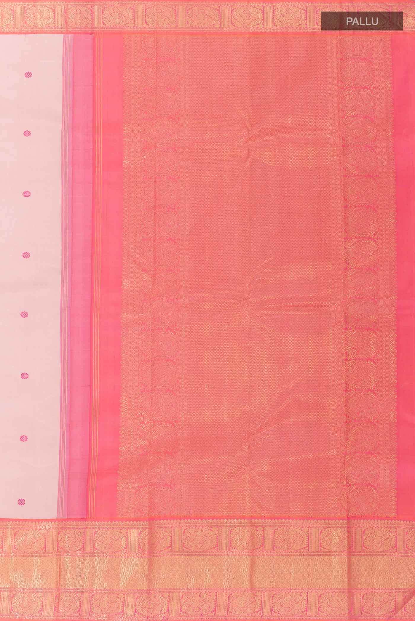 Imperial Pink Dual Tone Kanchipuram Silk Saree