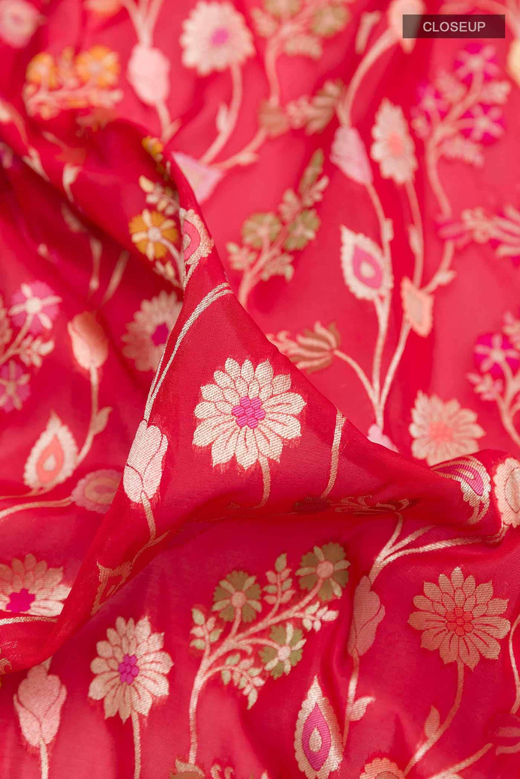 Red Banarasi Silk Saree