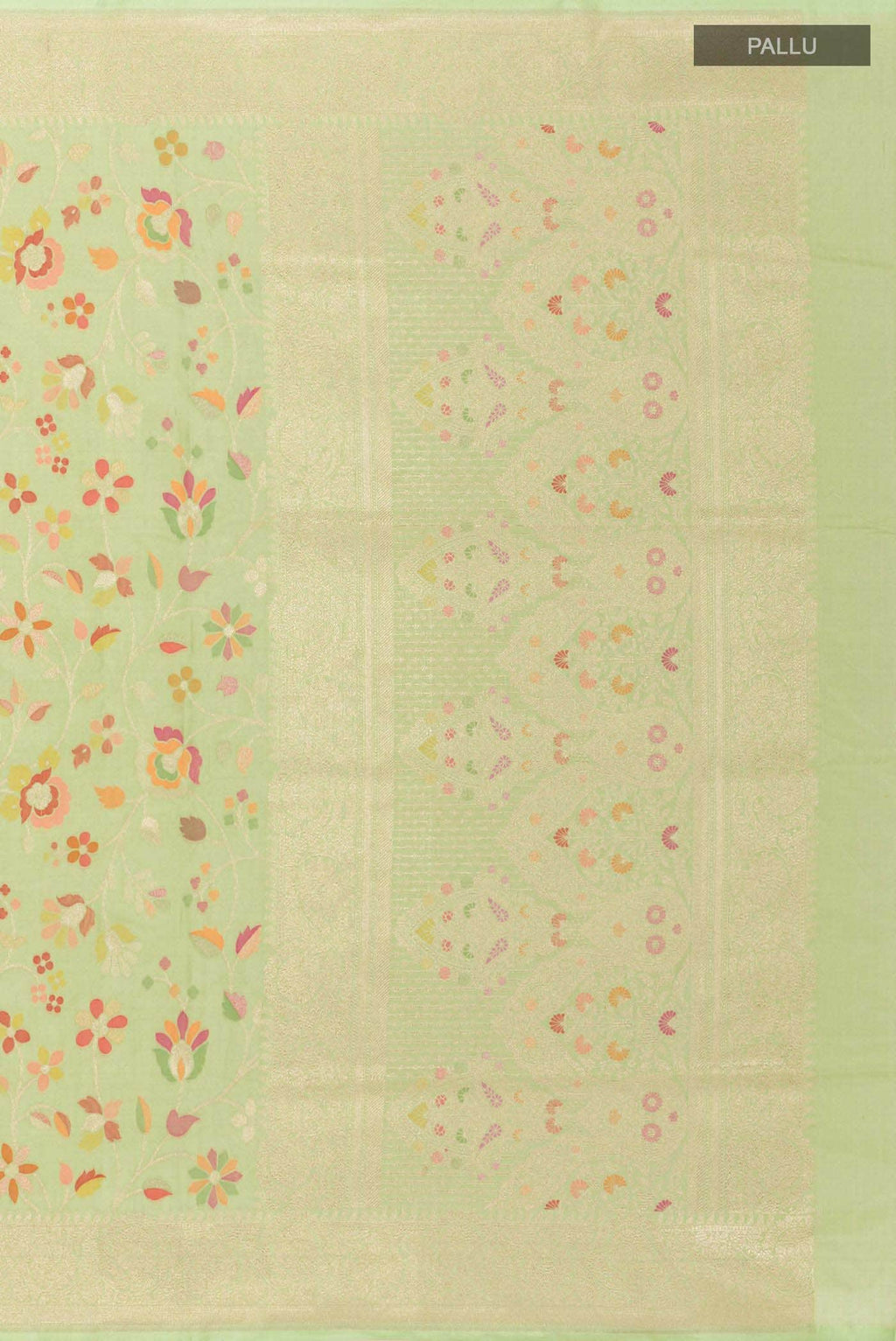 Green Banarasi Silk Saree