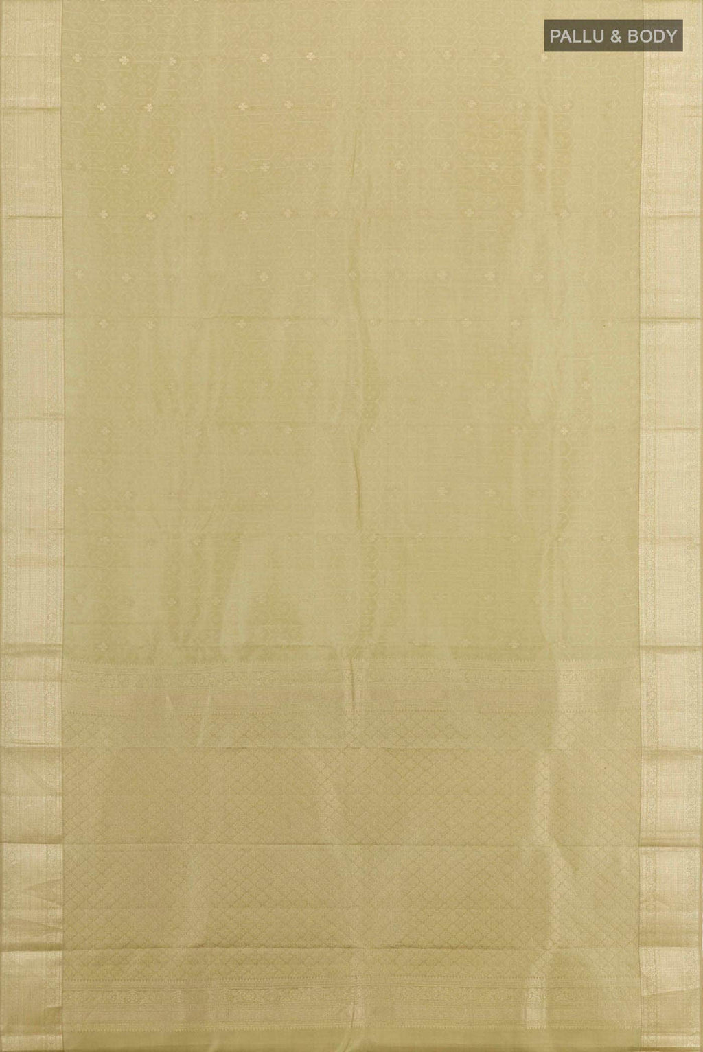 Dark Beige Kanchipuram Silk Saree