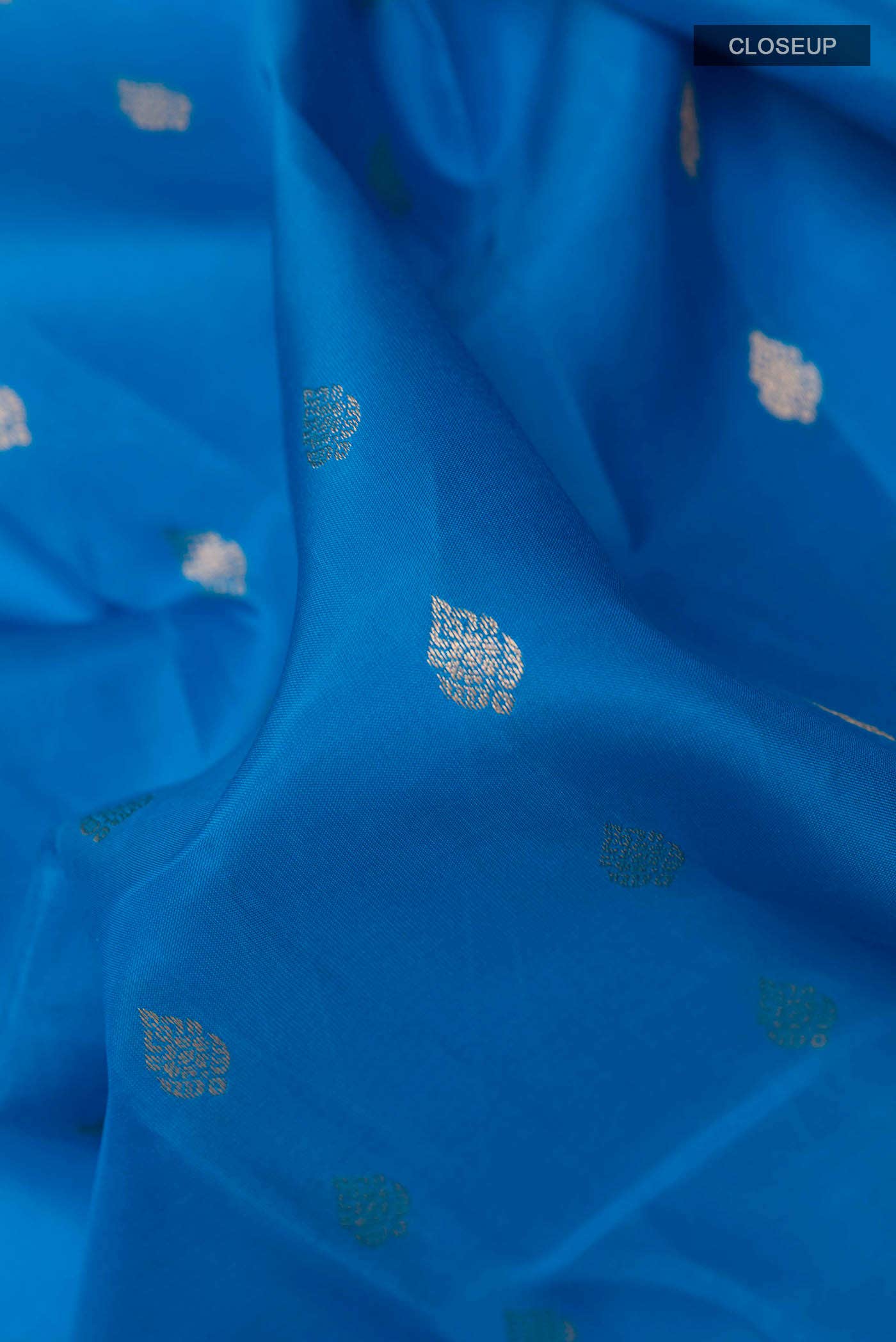Blue Kanchipuram Silk Saree