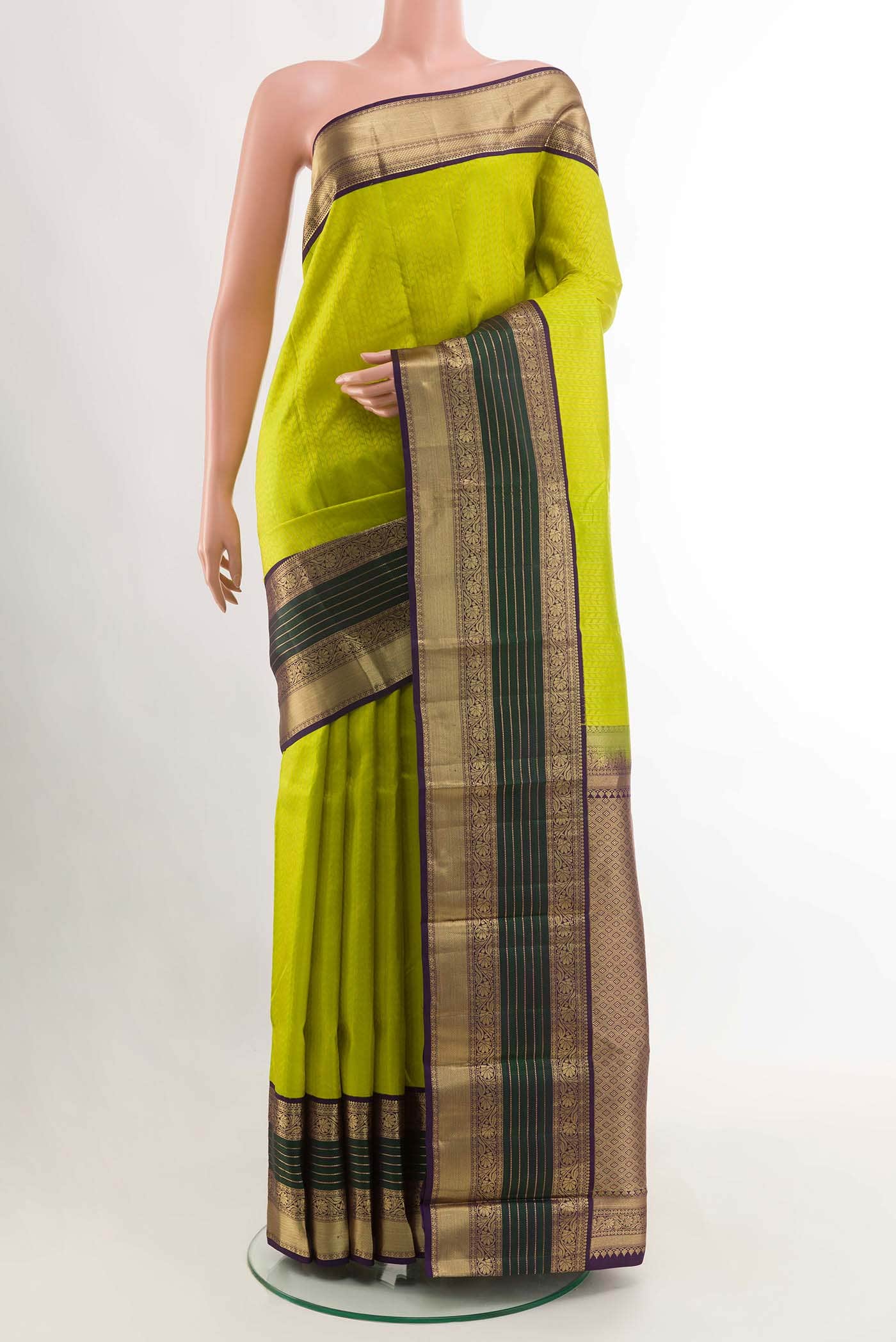 Green Kanchipuram Silk Saree