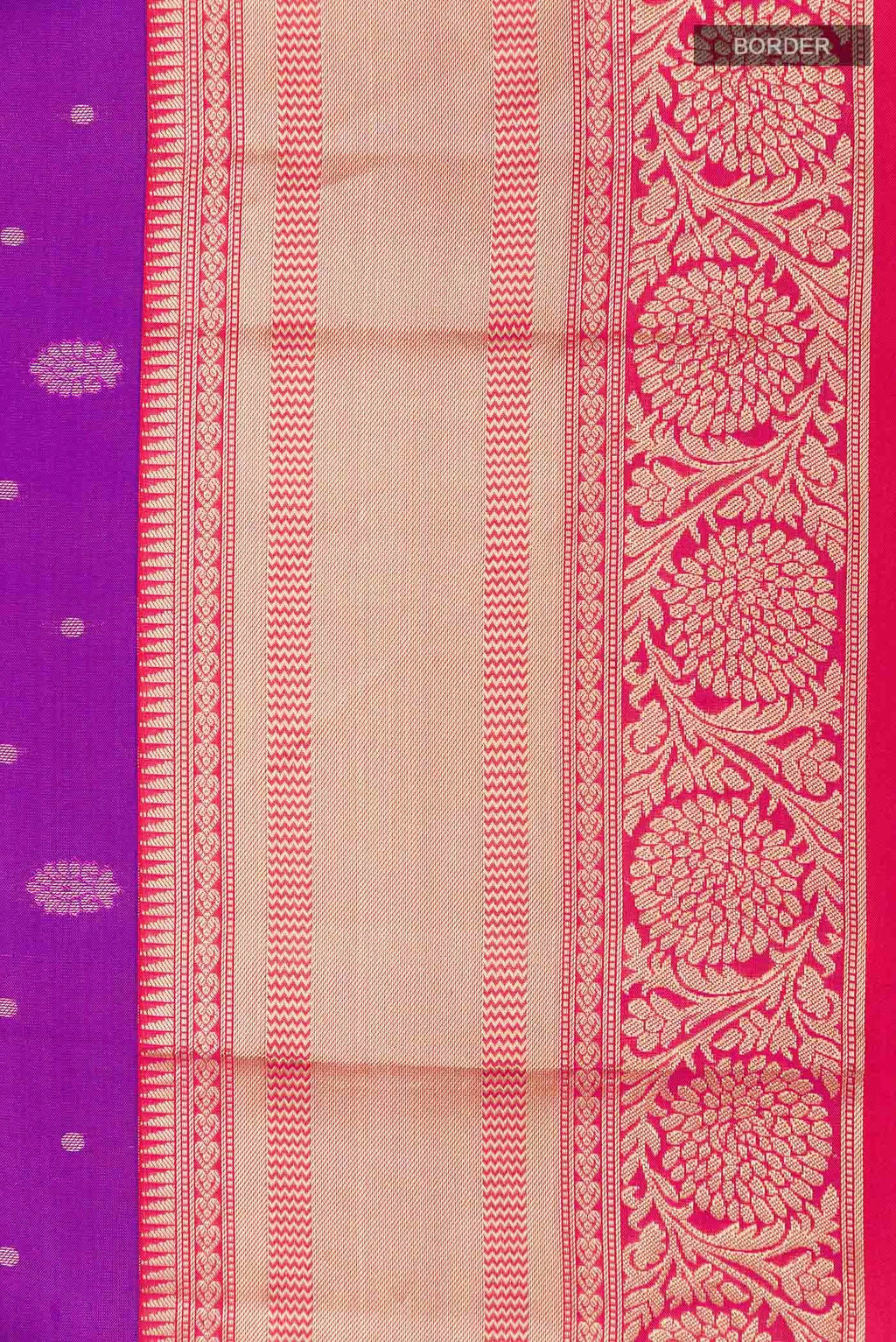 Purple Kanchipuram Silk Saree