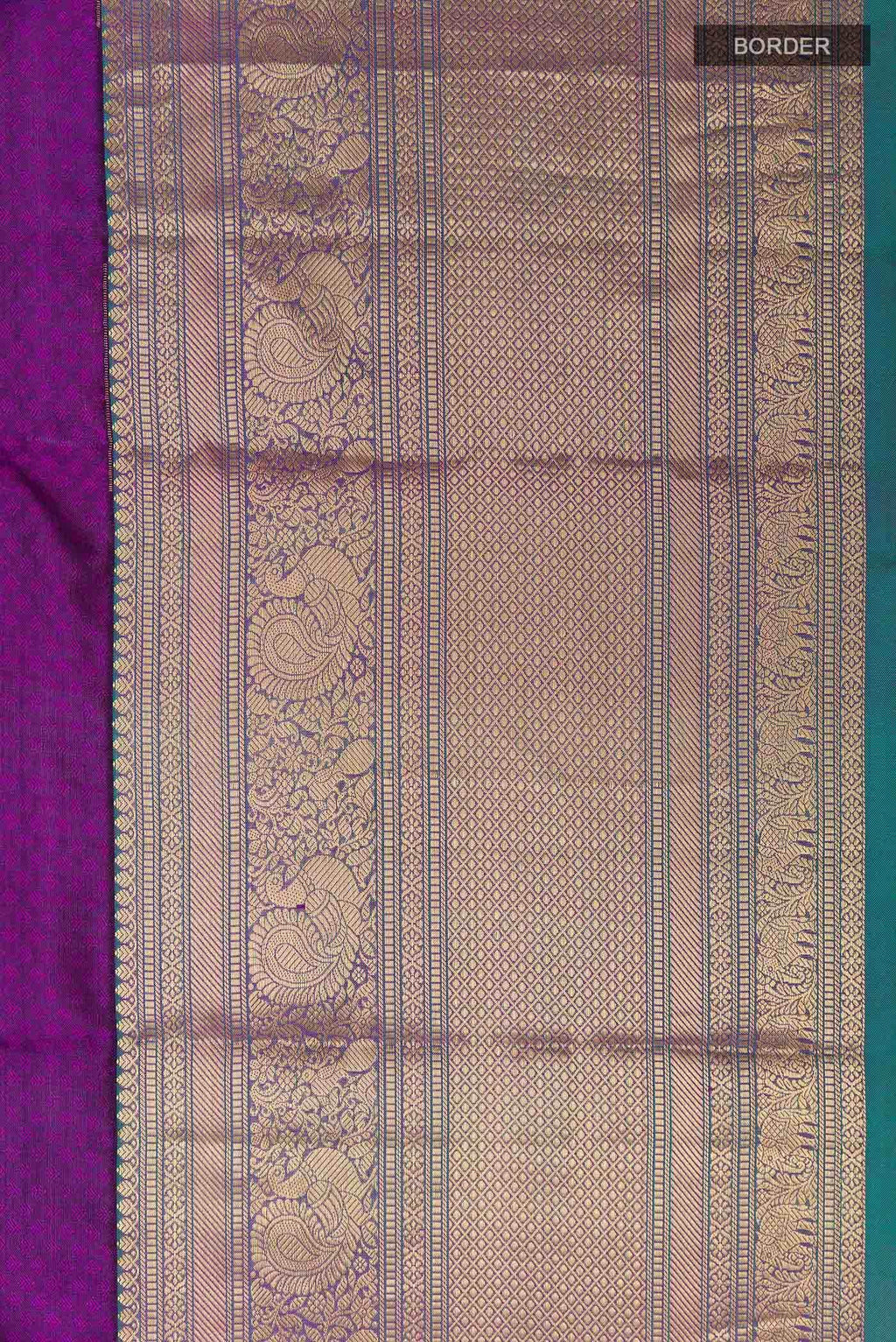 Purple Kanchipuram Silk Saree