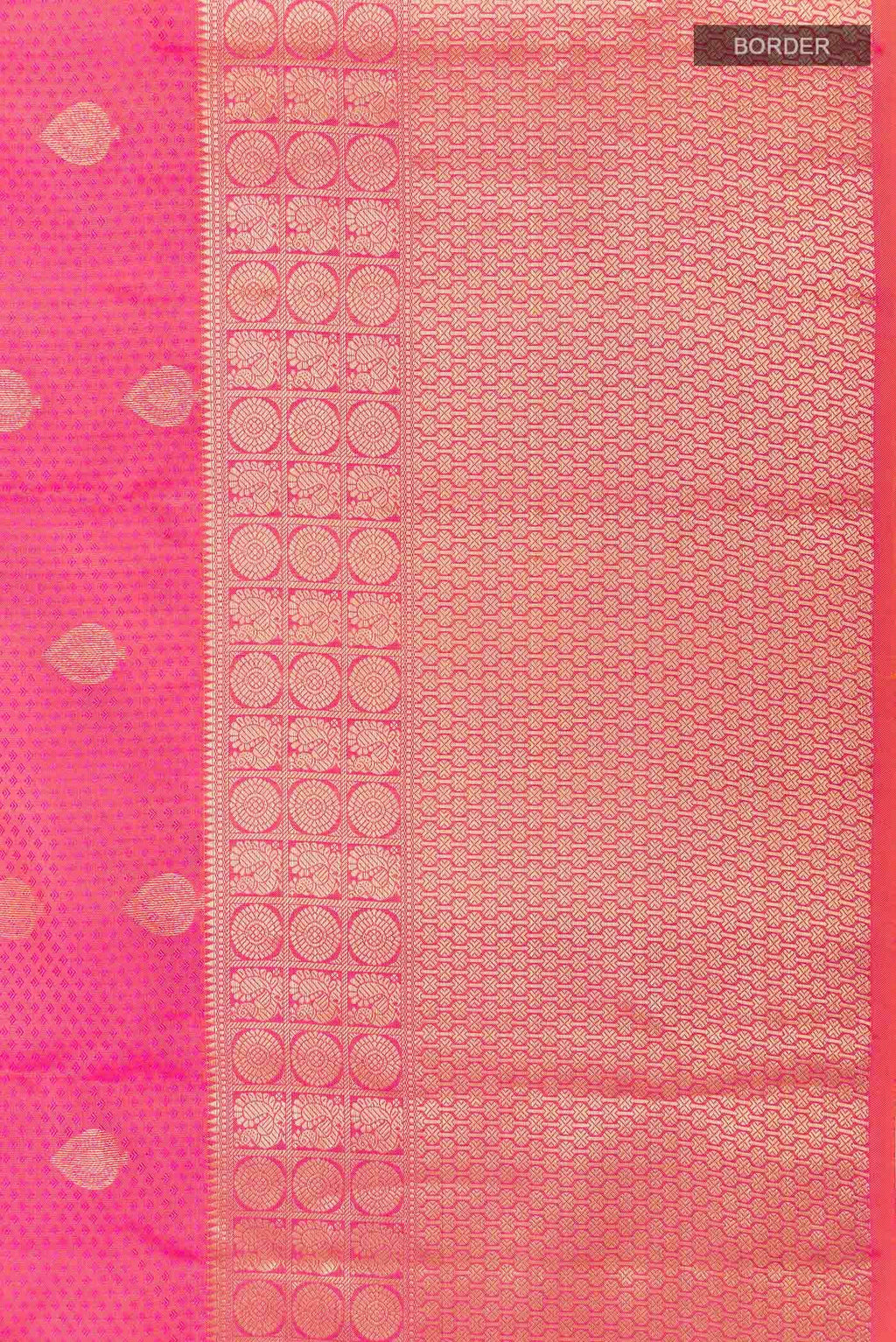 Pink Kanchipuram Silk Saree