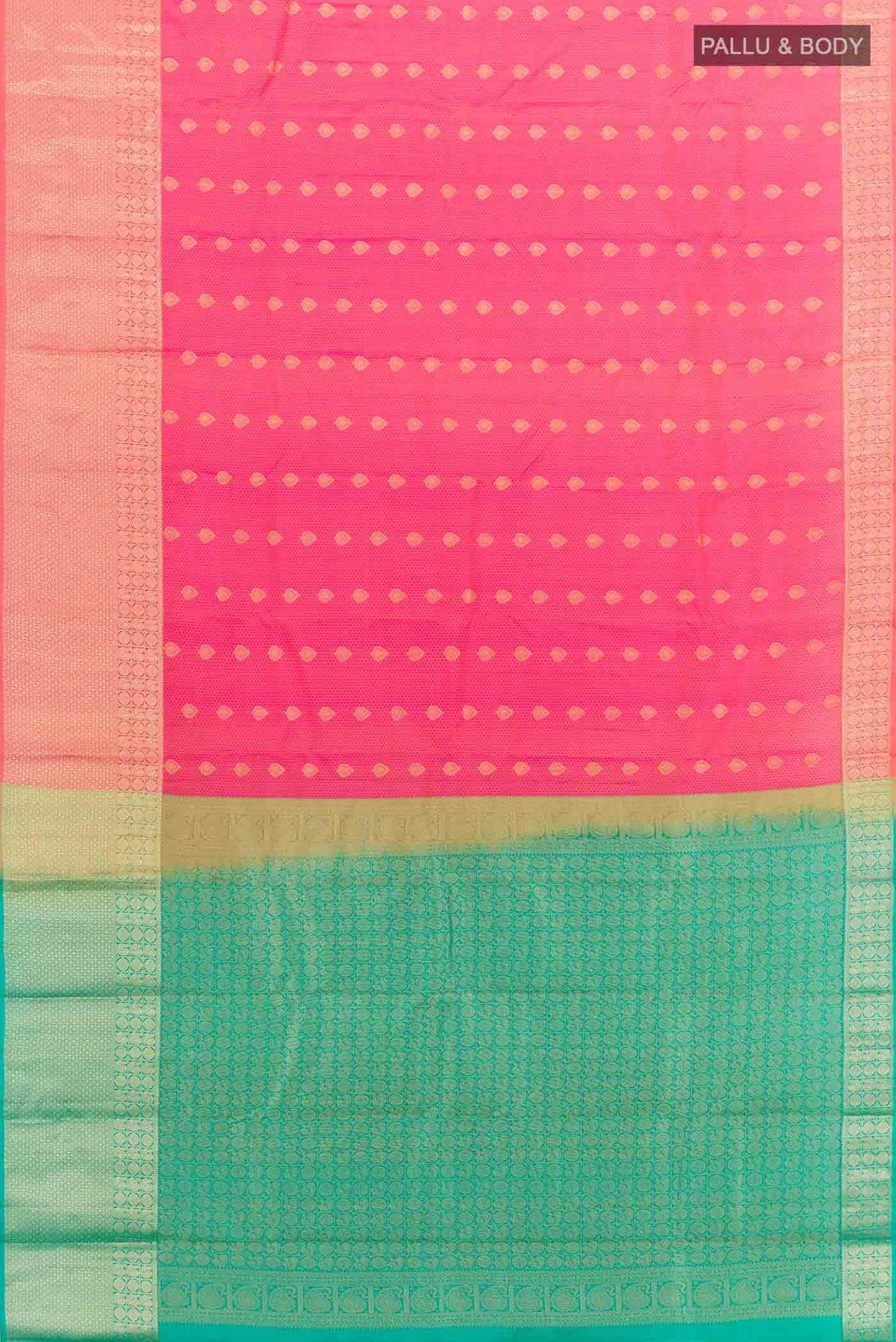 Pink Kanchipuram Silk Saree