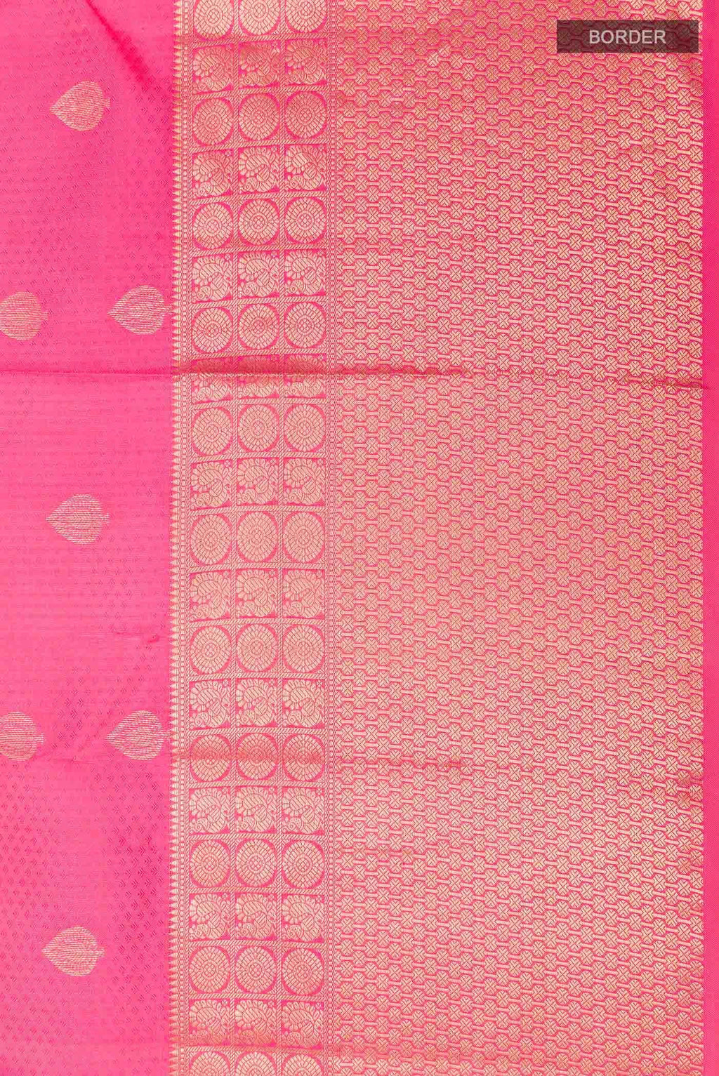 Pink Kanchipuram Silk Saree
