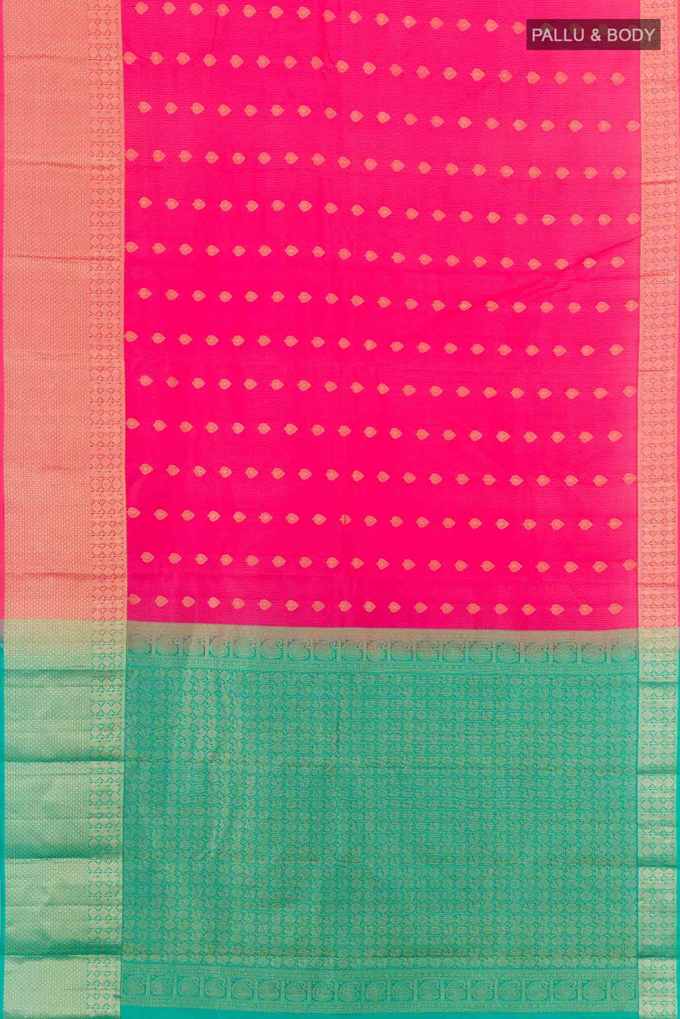 Pink Kanchipuram Silk Saree