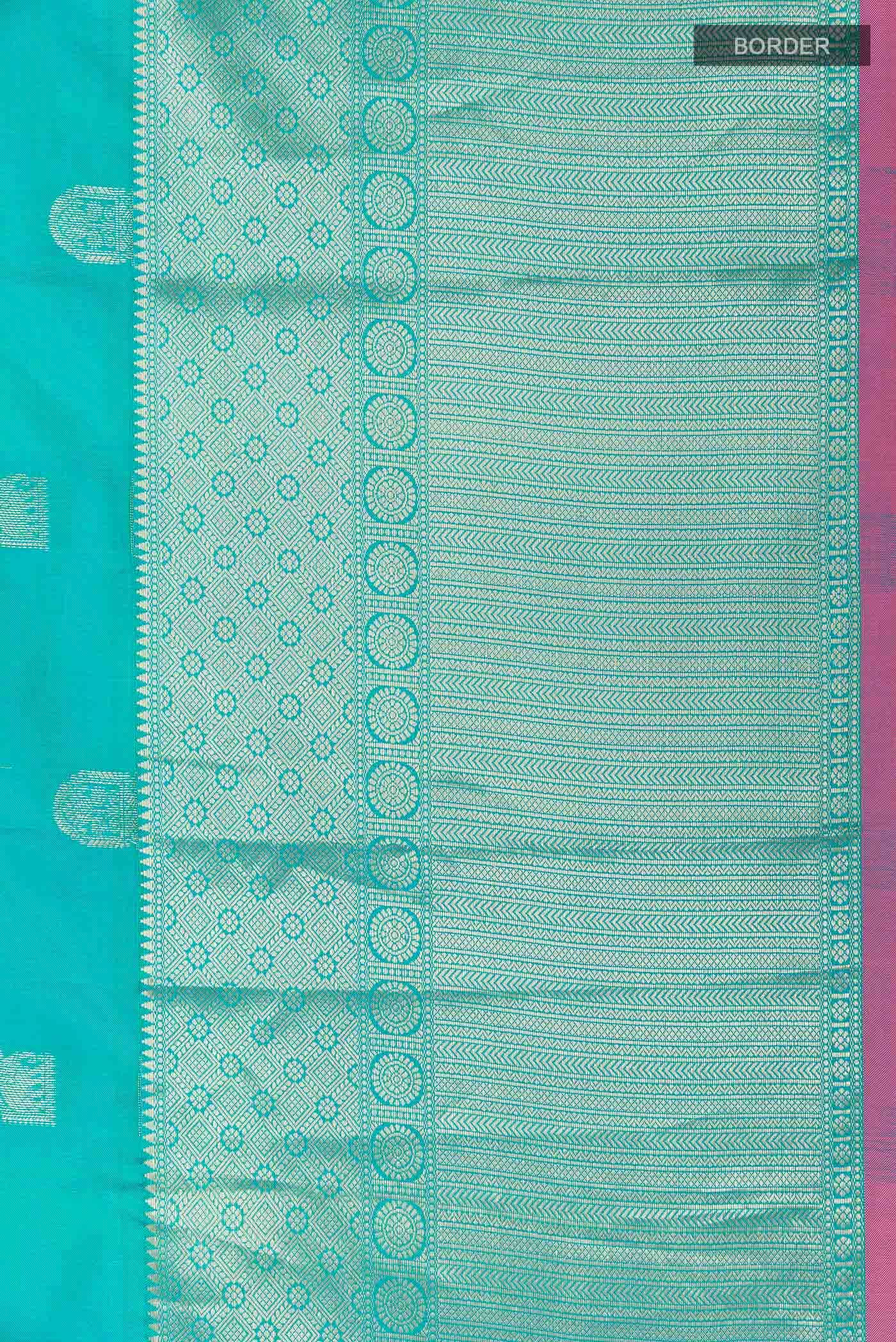 Blue Kanchipuram Silk Saree