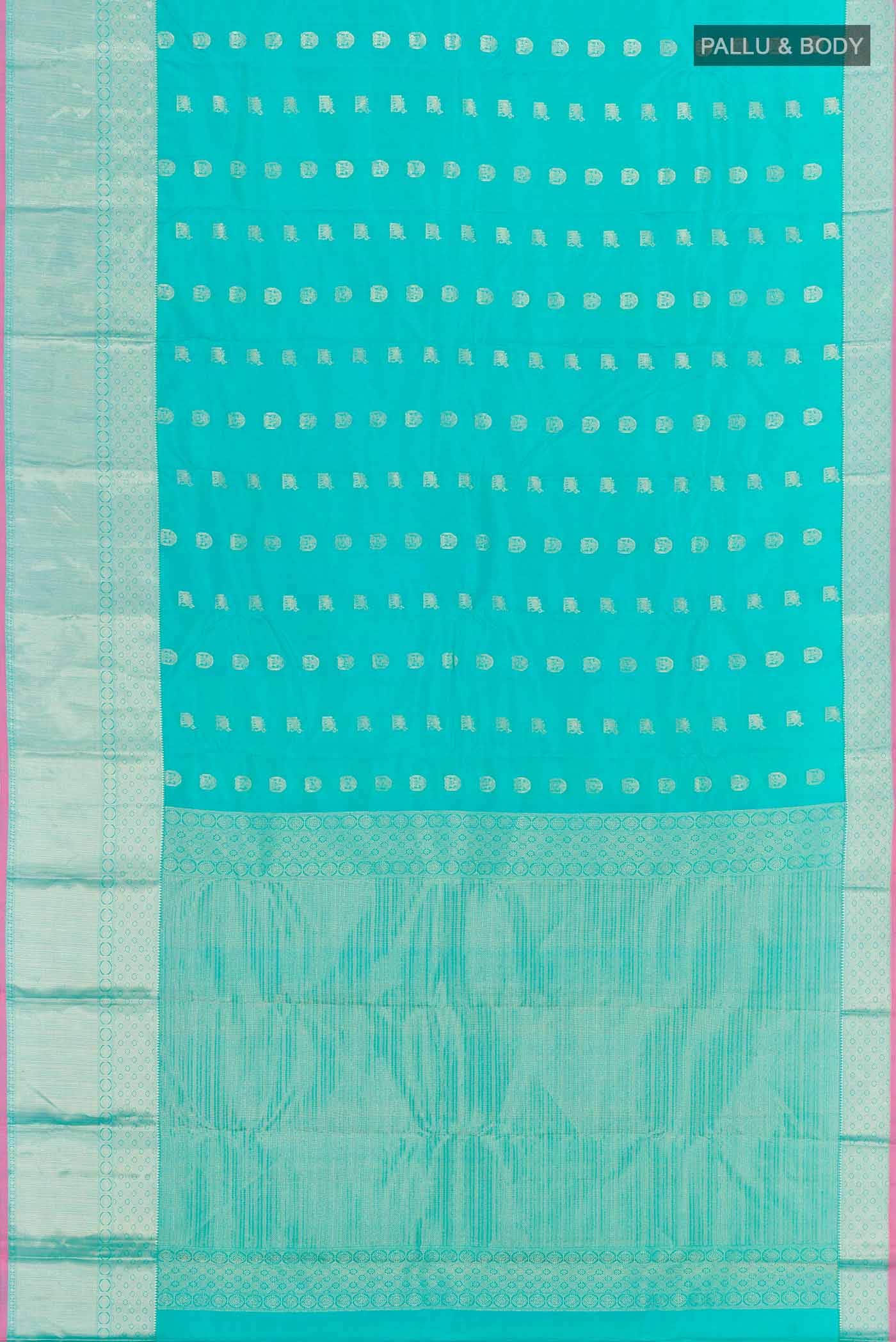 Blue Kanchipuram Silk Saree