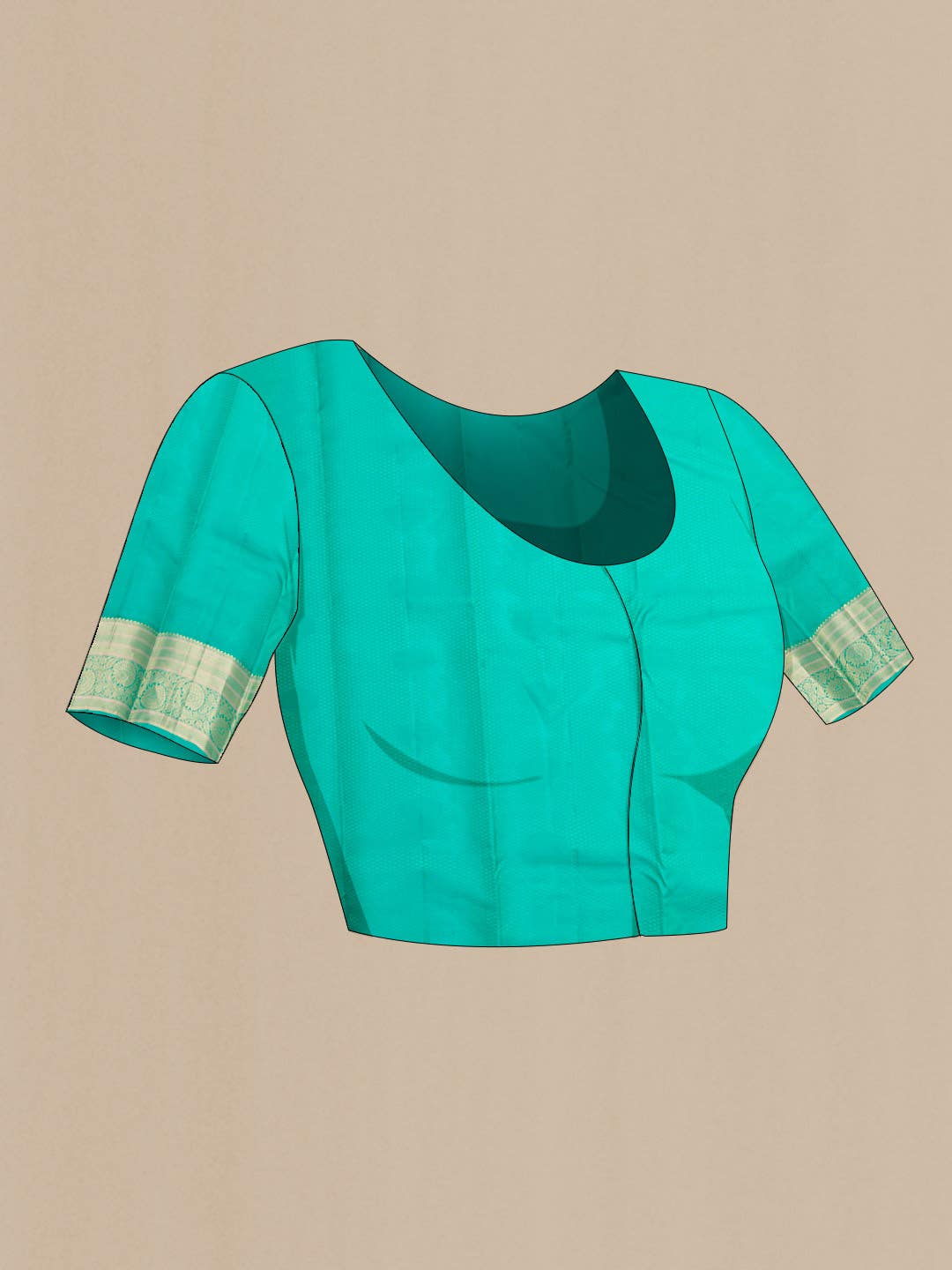 Blue Kanchipuram Silk Saree