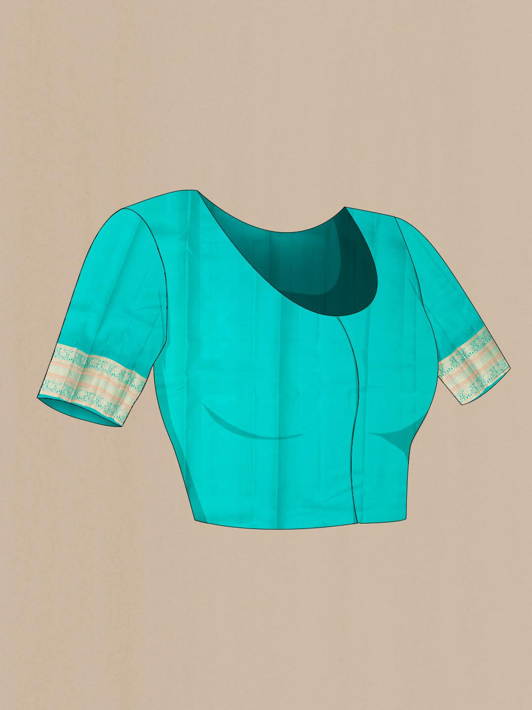 Blue Kanchipuram Silk Saree