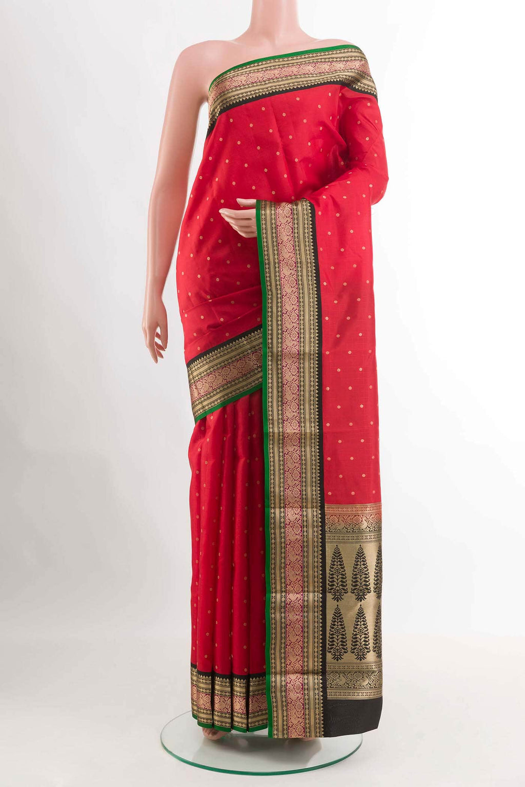 Red Kanchipuram Silk Saree