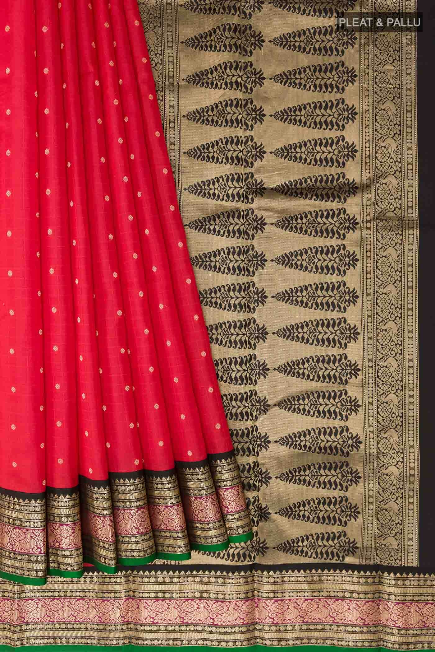 Red Kanchipuram Silk Saree