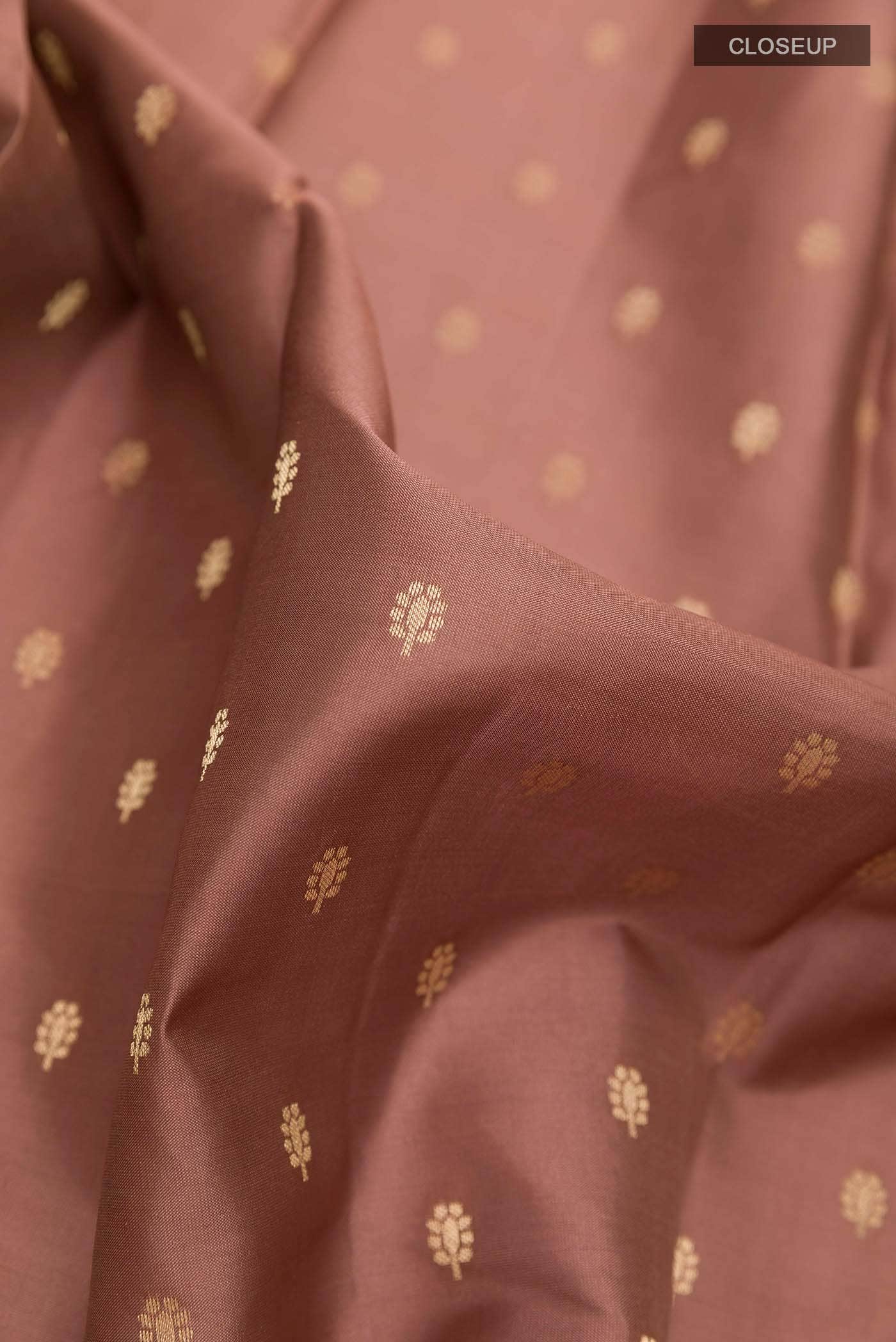 Coffee Brown Kanchipuram Silk Saree