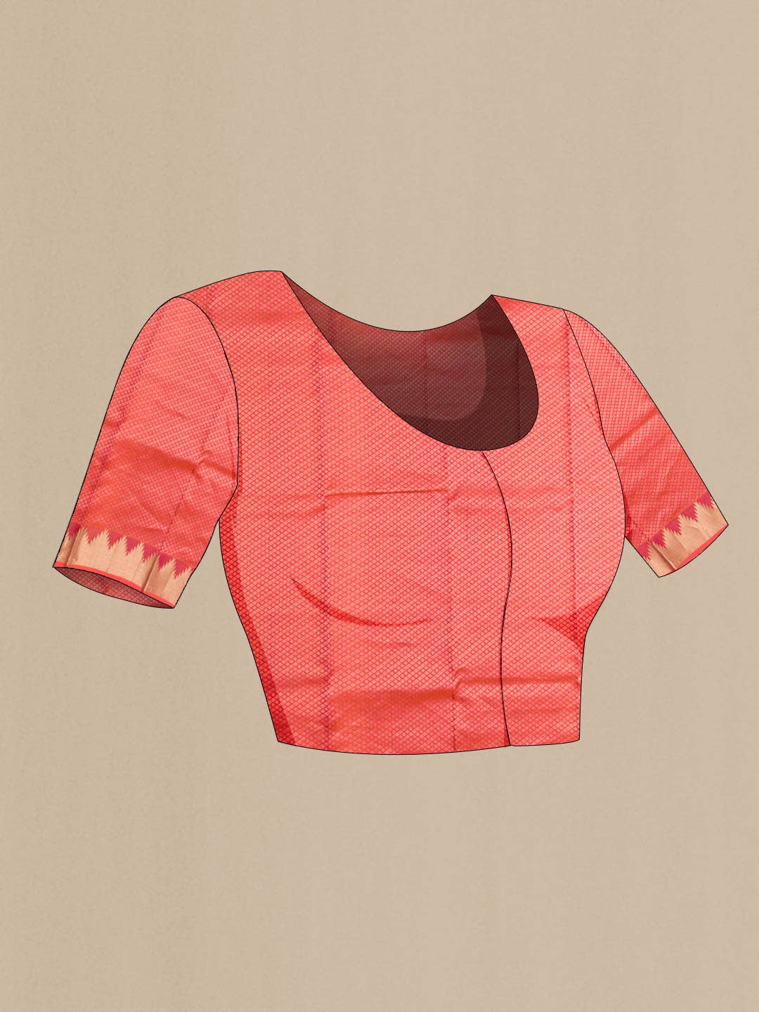 Pink Kanchipuram Silk Saree