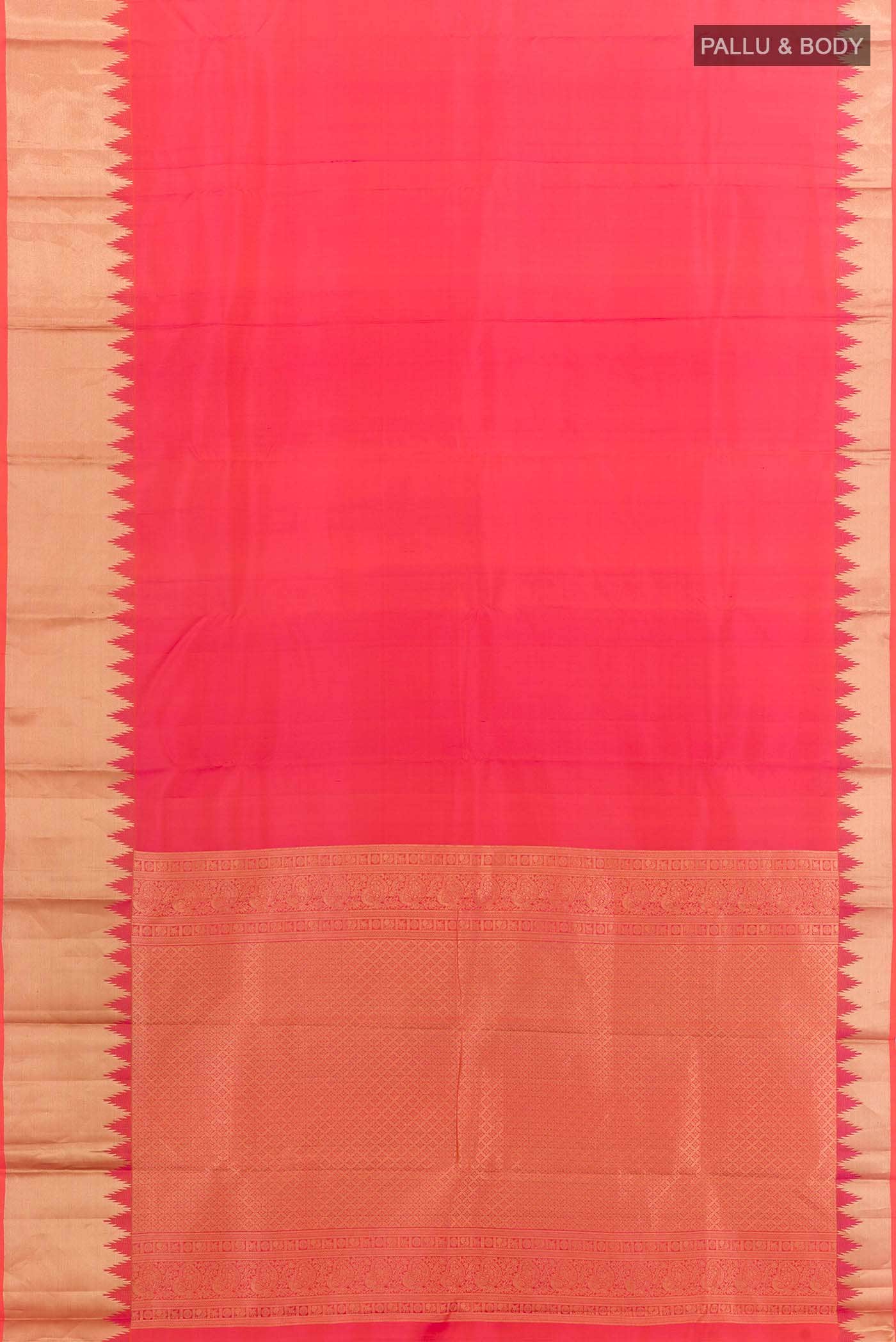 Pink Kanchipuram Silk Saree