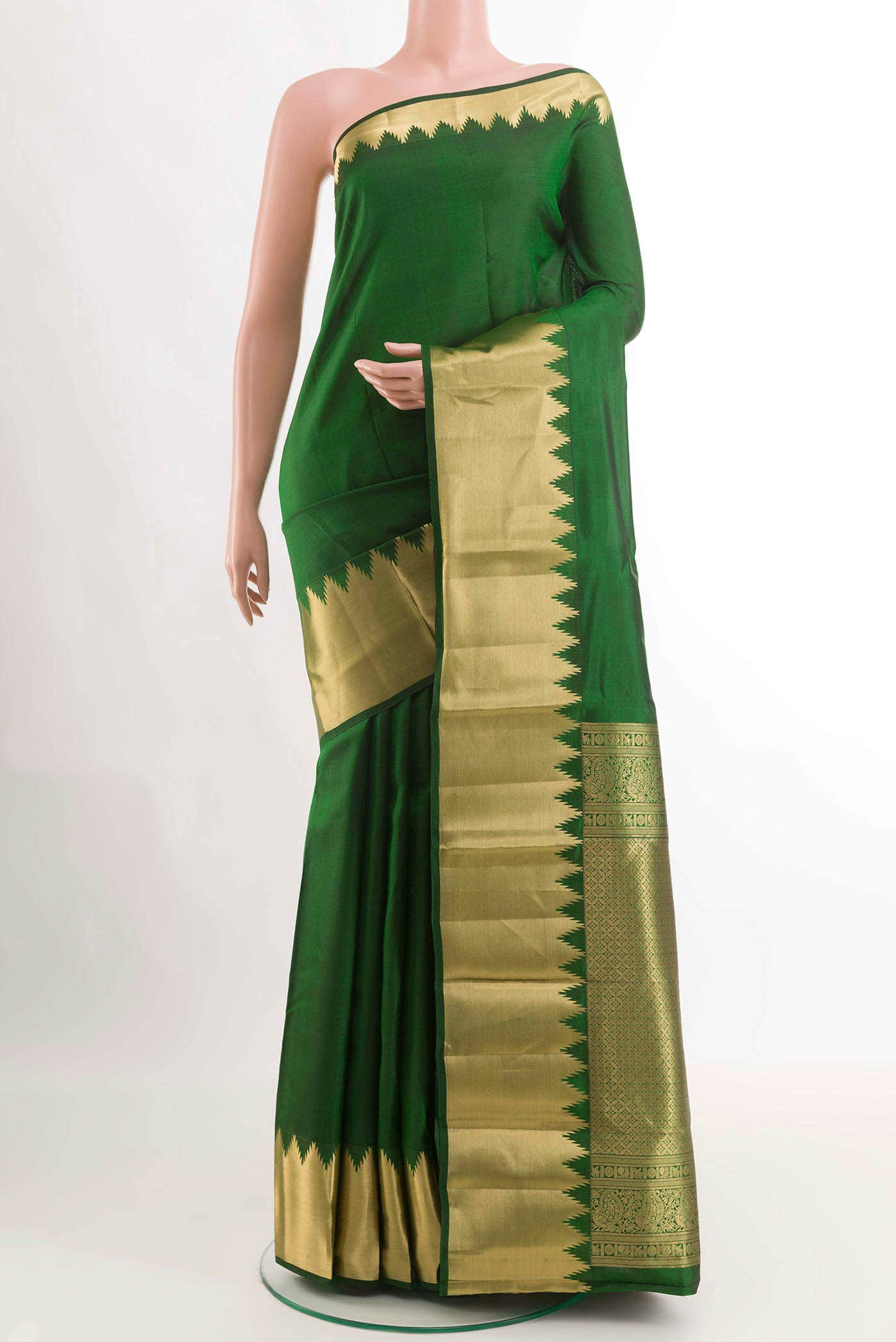 Green Kanchipuram Silk Saree