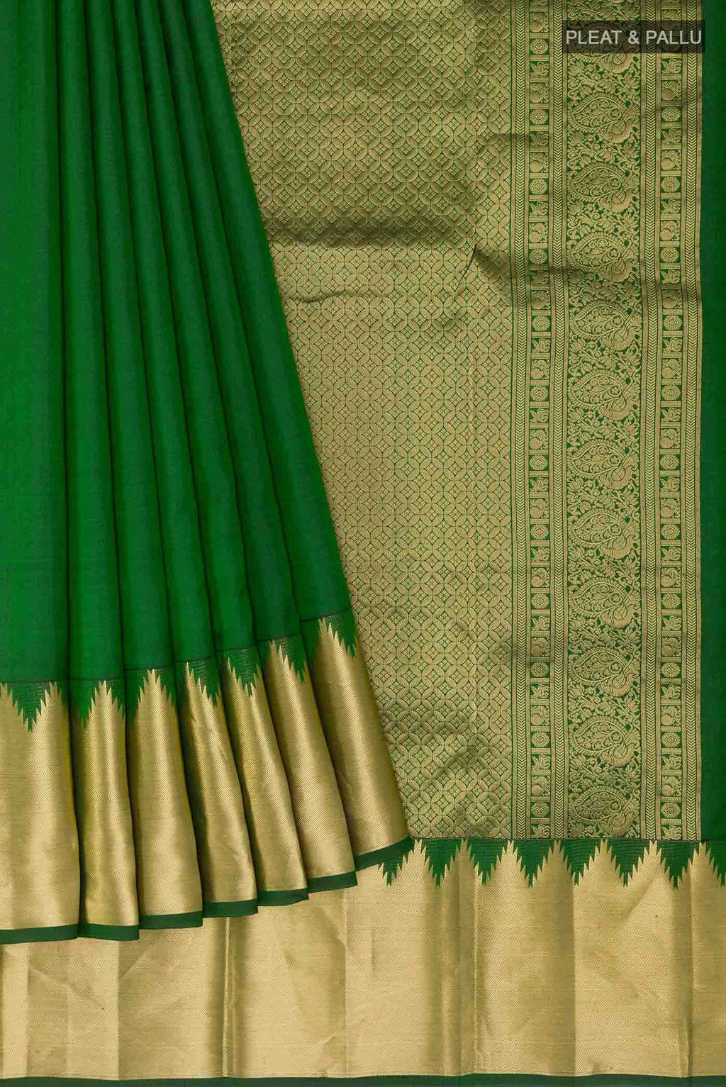 Green Kanchipuram Silk Saree