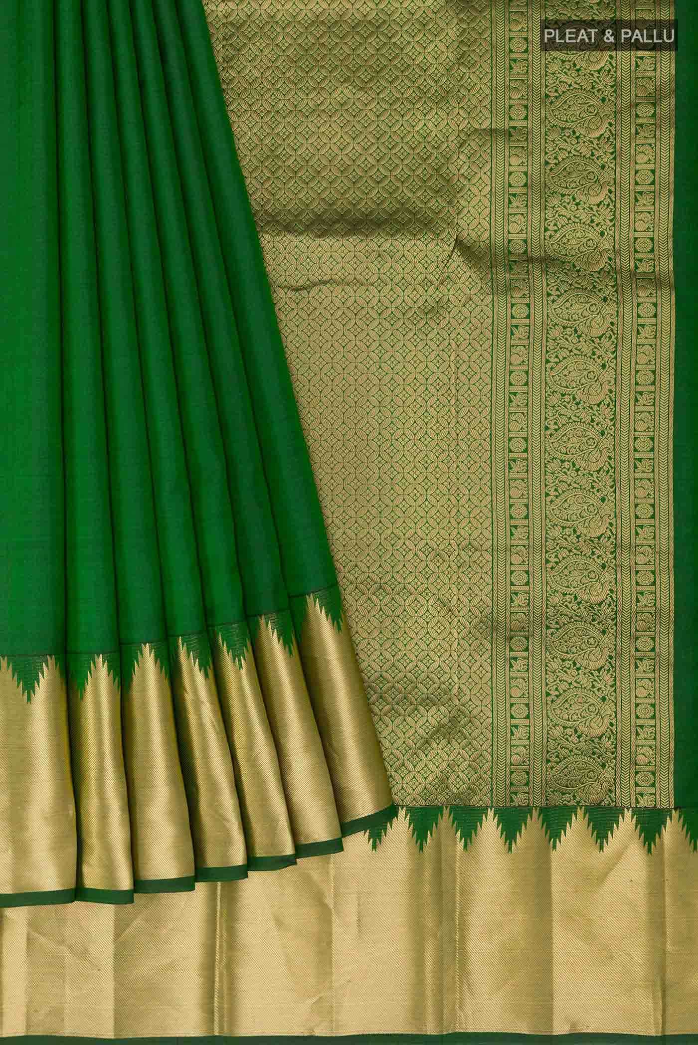 Green Kanchipuram Silk Saree