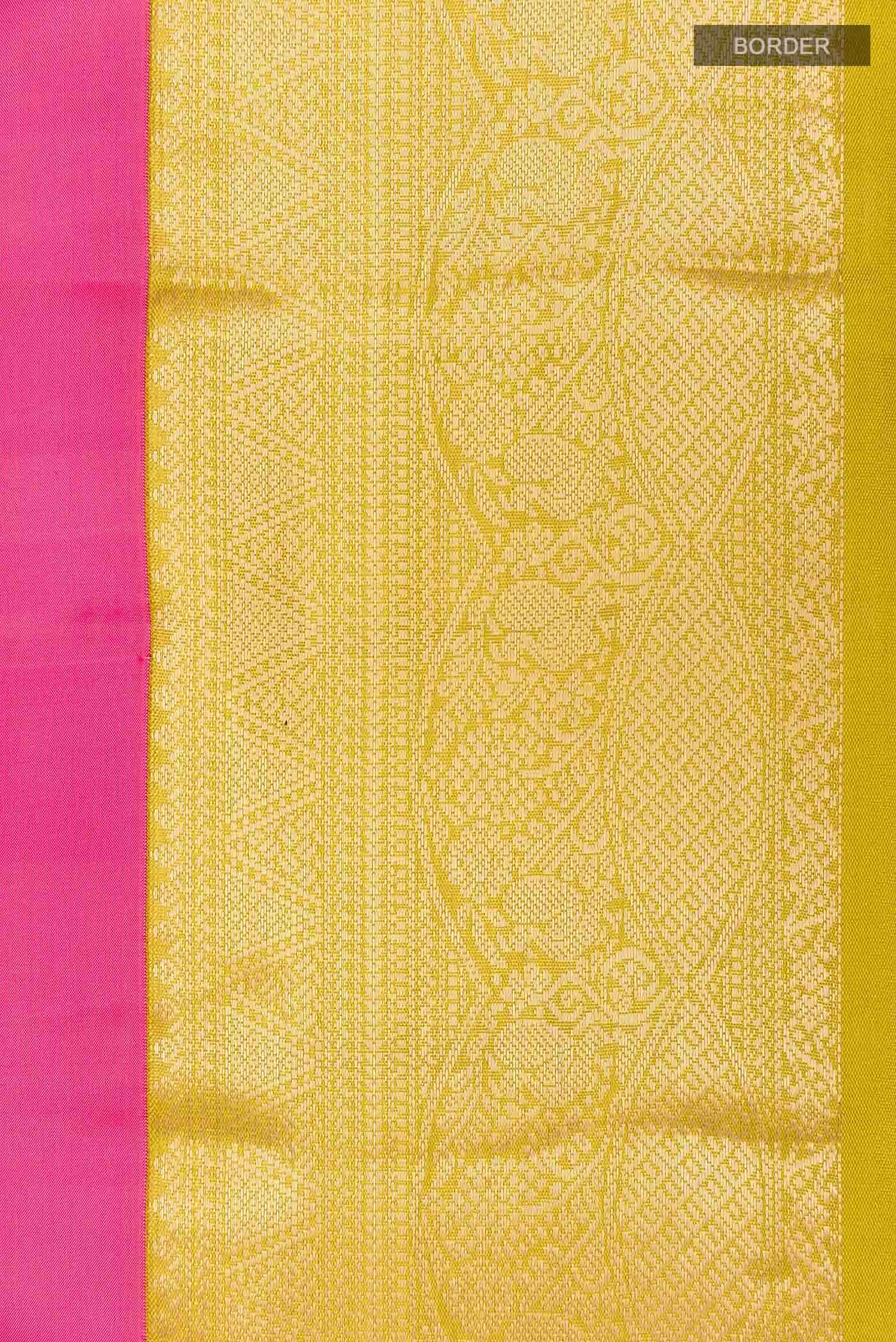 Pink Kanchipuram Silk Saree