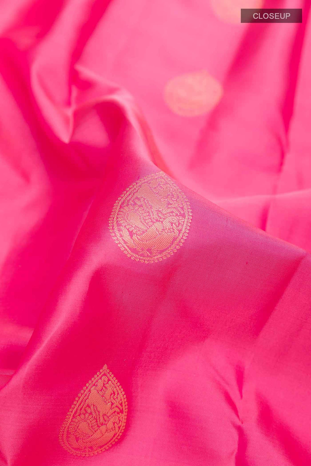 Pink Kanchipuram Silk Saree