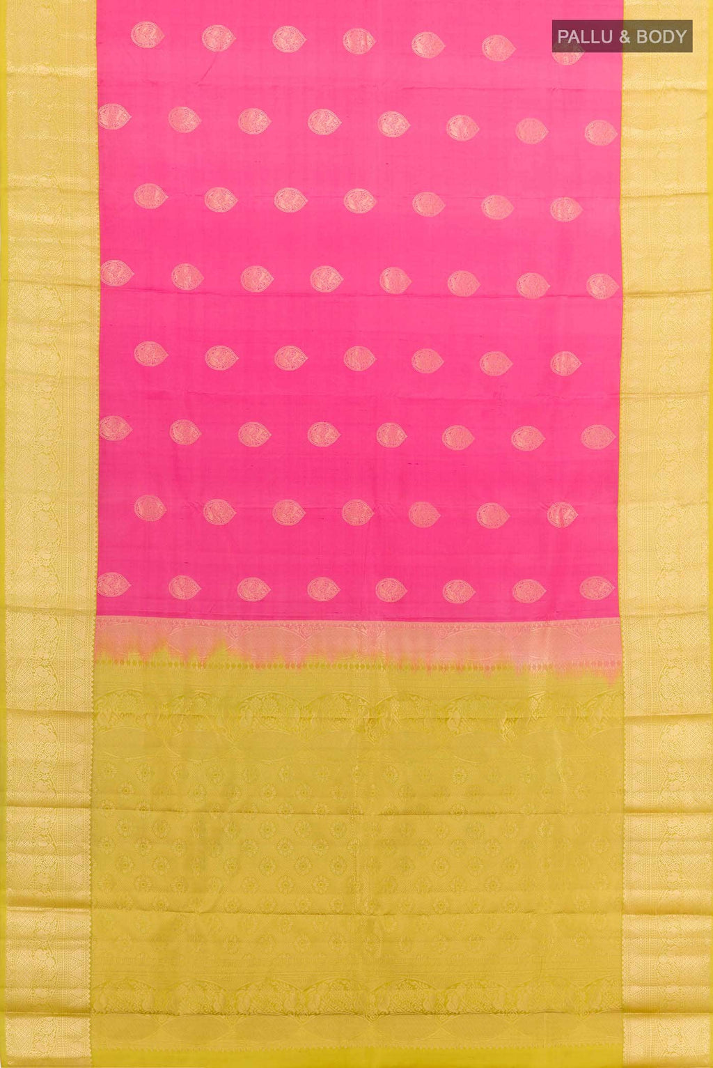 Pink Kanchipuram Silk Saree