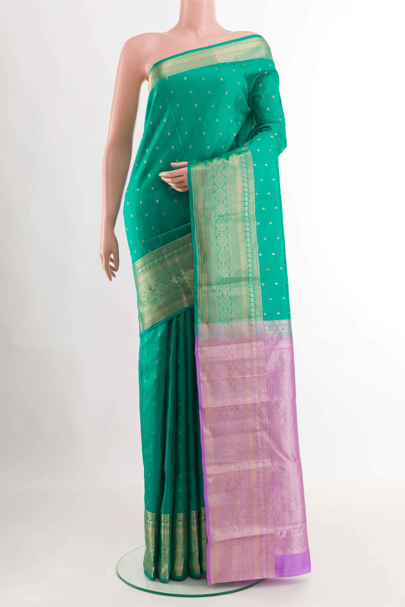 Green Kanchipuram Silk Saree
