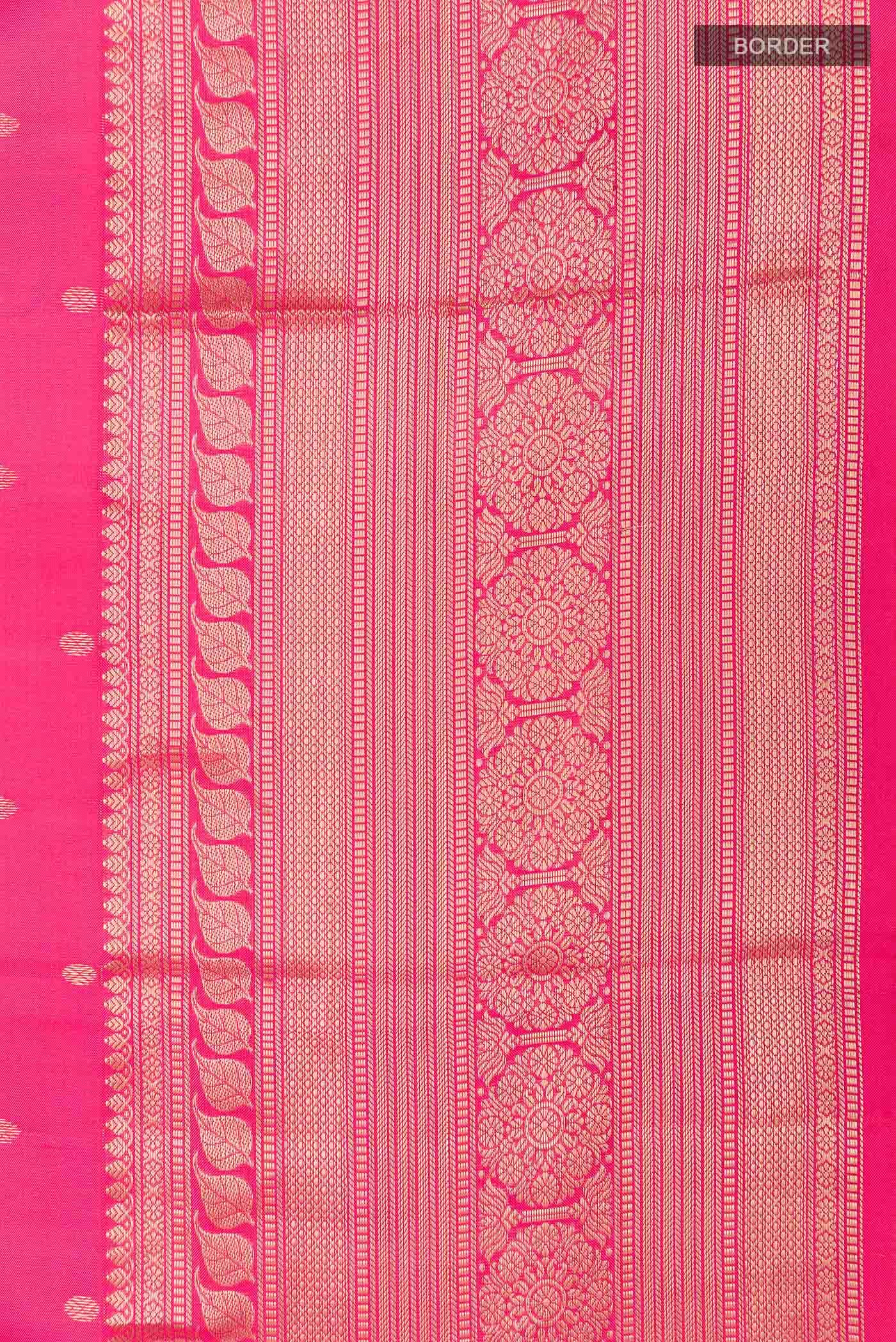 Pink Kanchipuram Silk Saree