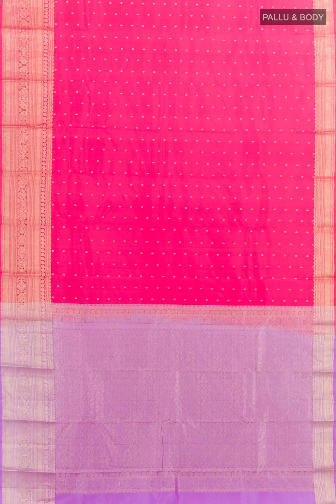 Pink Kanchipuram Silk Saree